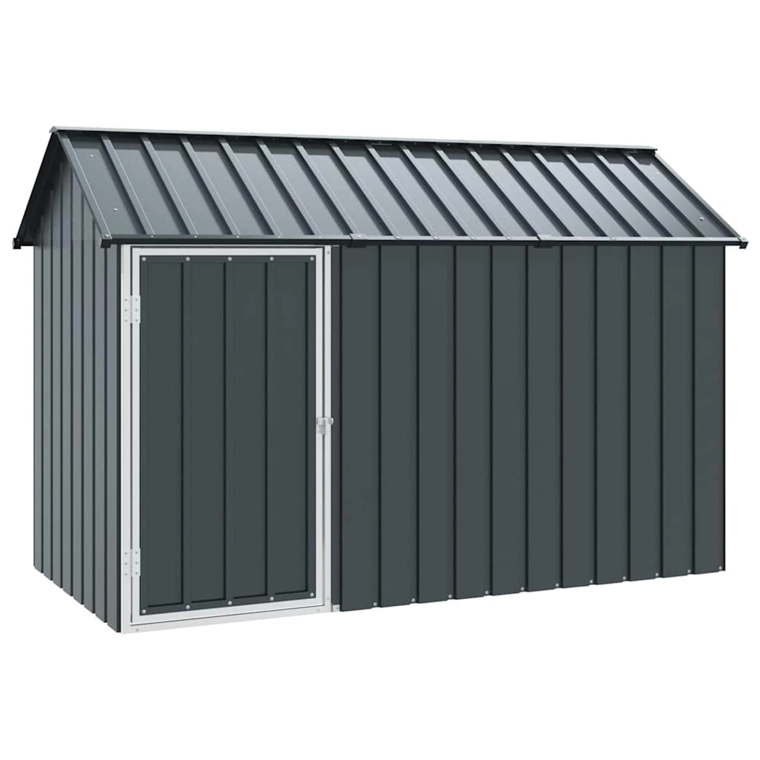 vidaXL Vogelkäfig Anthrazit 215 x 112 x 141 cm Verzinkter Stahl 4100923