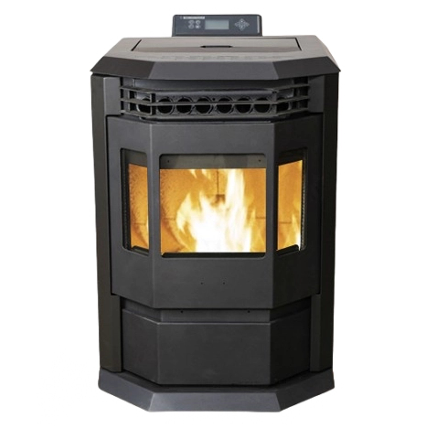 SCHENGER Pelletofen HLP3602 Schwarz 9,3kW A++ Vollautomatisch WIFI+ECO+TIMER