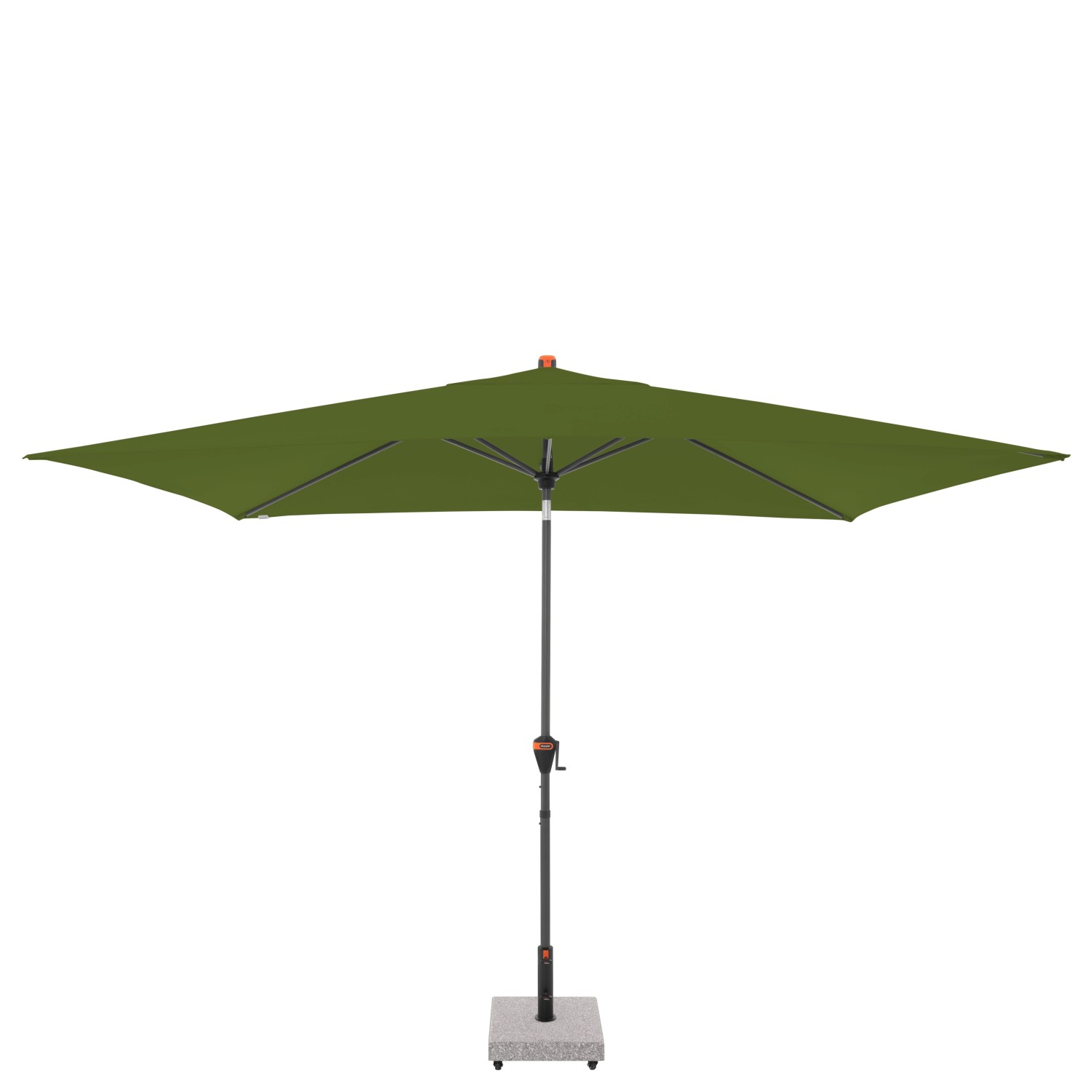 Doppler Marktschirm MyZone 200 cmx 300 cm Kiwi mit Kurbelmechanik