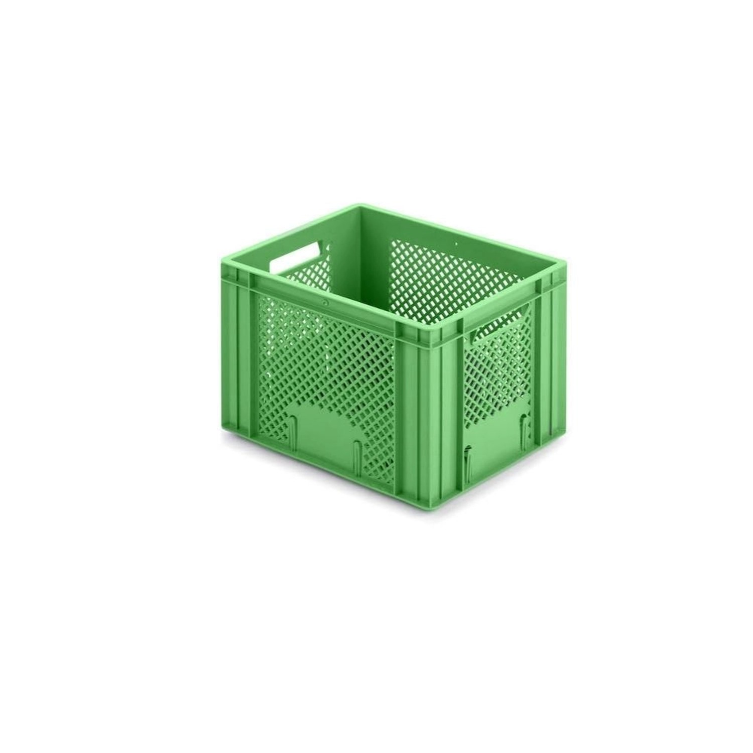 Eurobehälter Obst- und Gemüsekasten HxBxT 27,2 x 30 x 40 cm 26 Liter Grün Obst-Gemüsekiste Obstkorb Transportbox