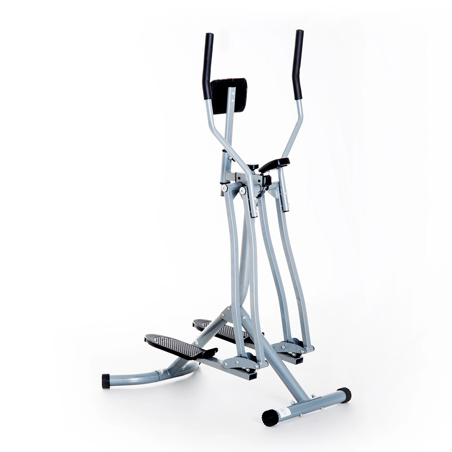 HOMCOM Crosstrainer Heimtrainer mit LCD-Anzige Verstellbar Stahl 96 x 60 x 152cm