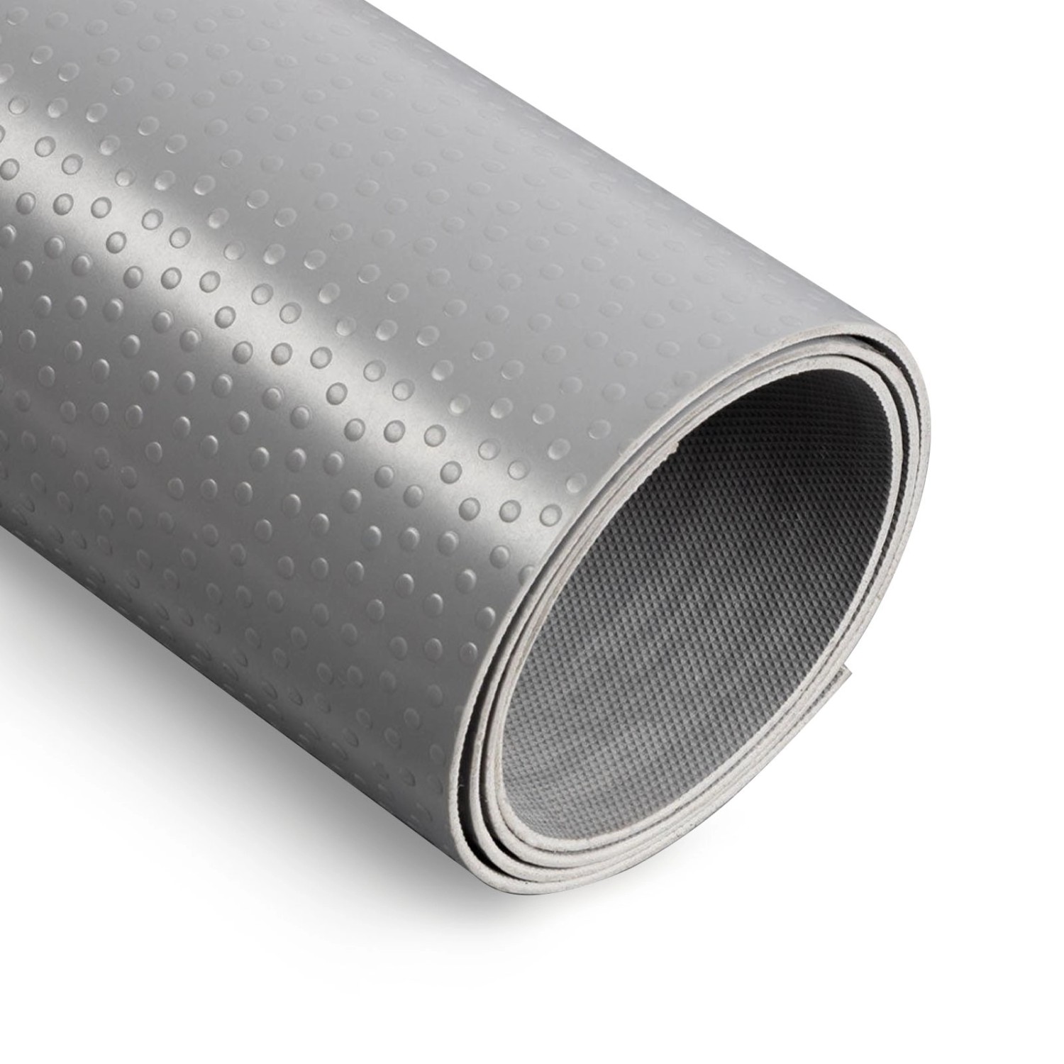 KARAT PVC-Bodenbelag Dots Grau Widerstandsfähig Pflegeleicht 120 x 900 x 0,2 cm