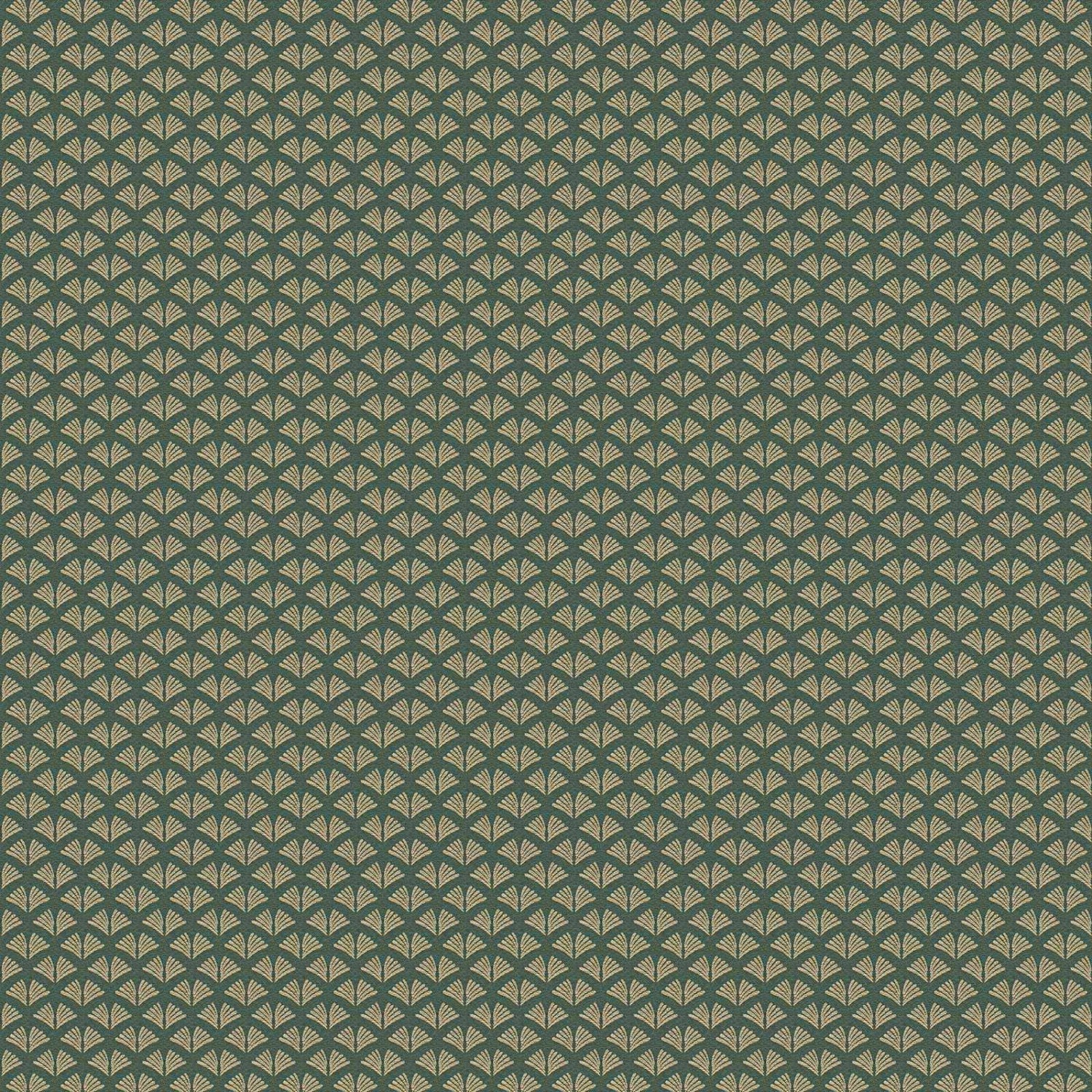 Bricoflor Grüne Vliestapete im Art Deco Stil Elegante 20er Jahre Tapete mit Ornament Vinyl Tapete in Dunkelgrün mit Gold für Esszimmer und Wohnzimmer