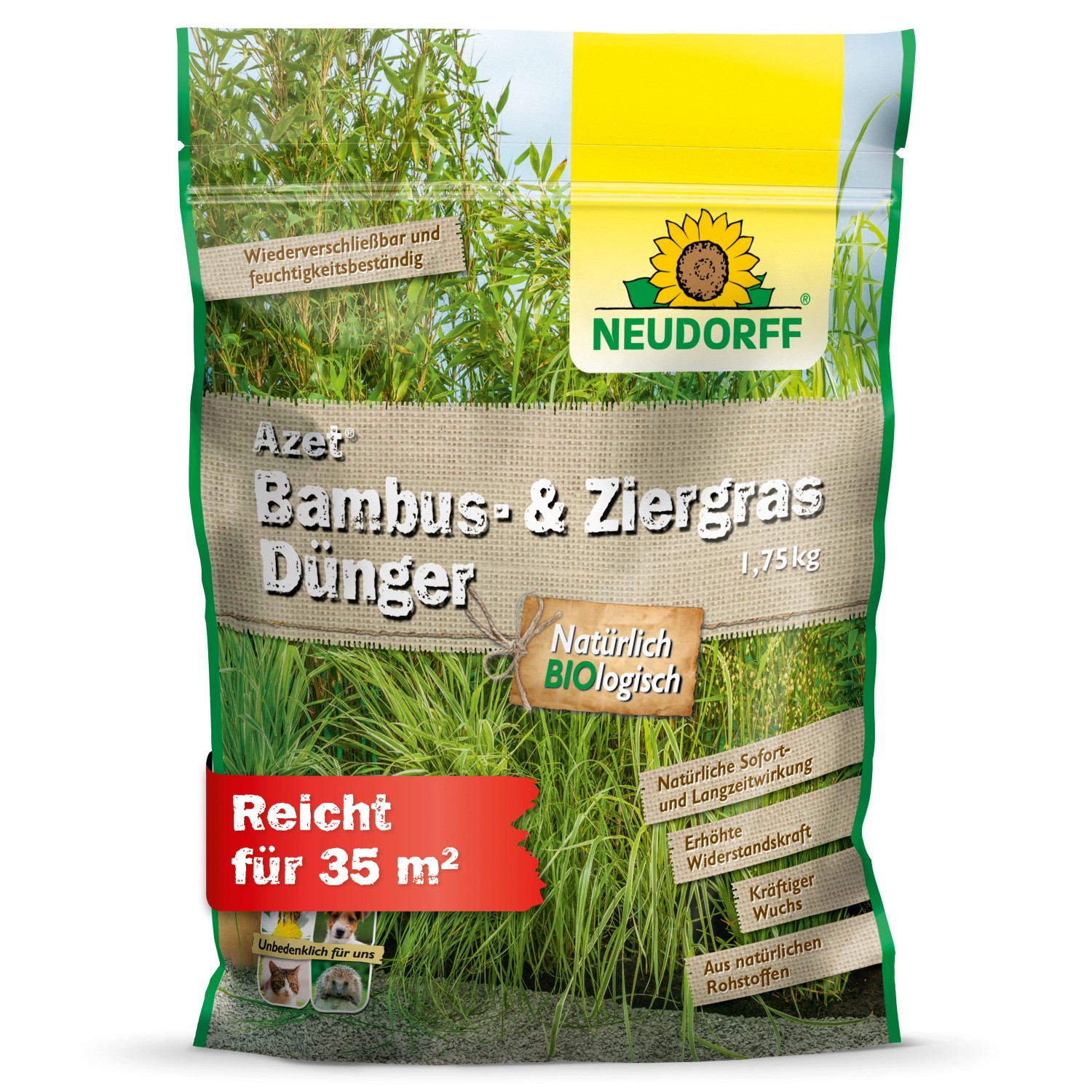 Neudorff Azet Bambus- und Ziergras-Dünger 1,75 kg
