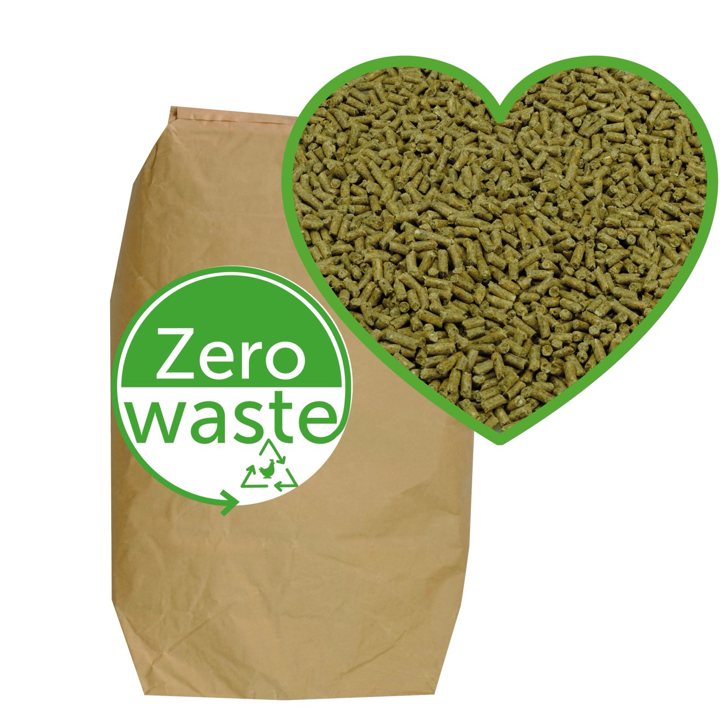 MeineHennen Pellet Vital 12,5 kg Hühnerfutter Legepellets/Legekorn für Hühner Alleinfuttermittel ohne Soja und Gentechnik Frei