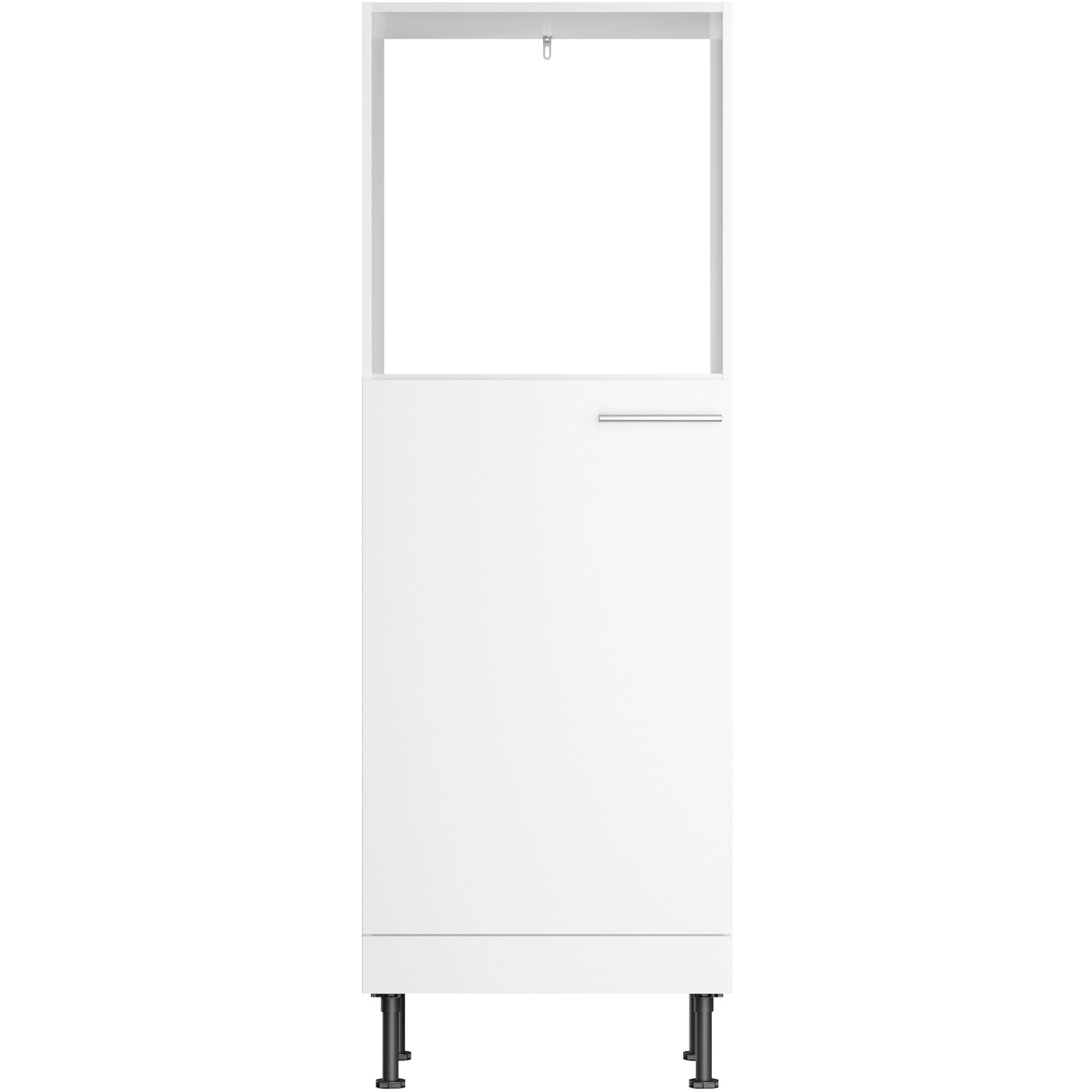 Optifit Midischrank für Backofen und Kühlschrank Bengt932 60 cm Weiß