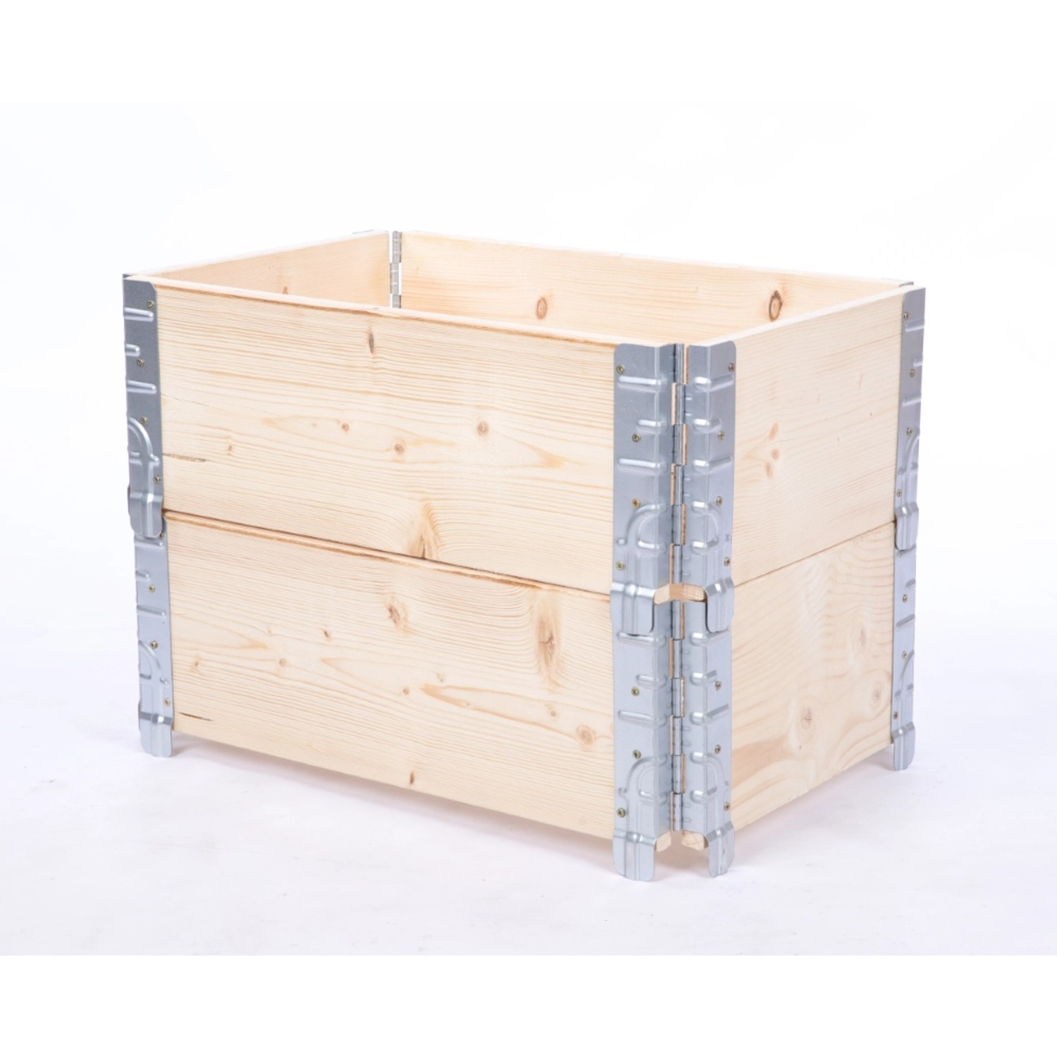 PROREGAL Hochbeetkisten GrowBox 40x60x40cm 2 Ebenen Holz Imprägniert