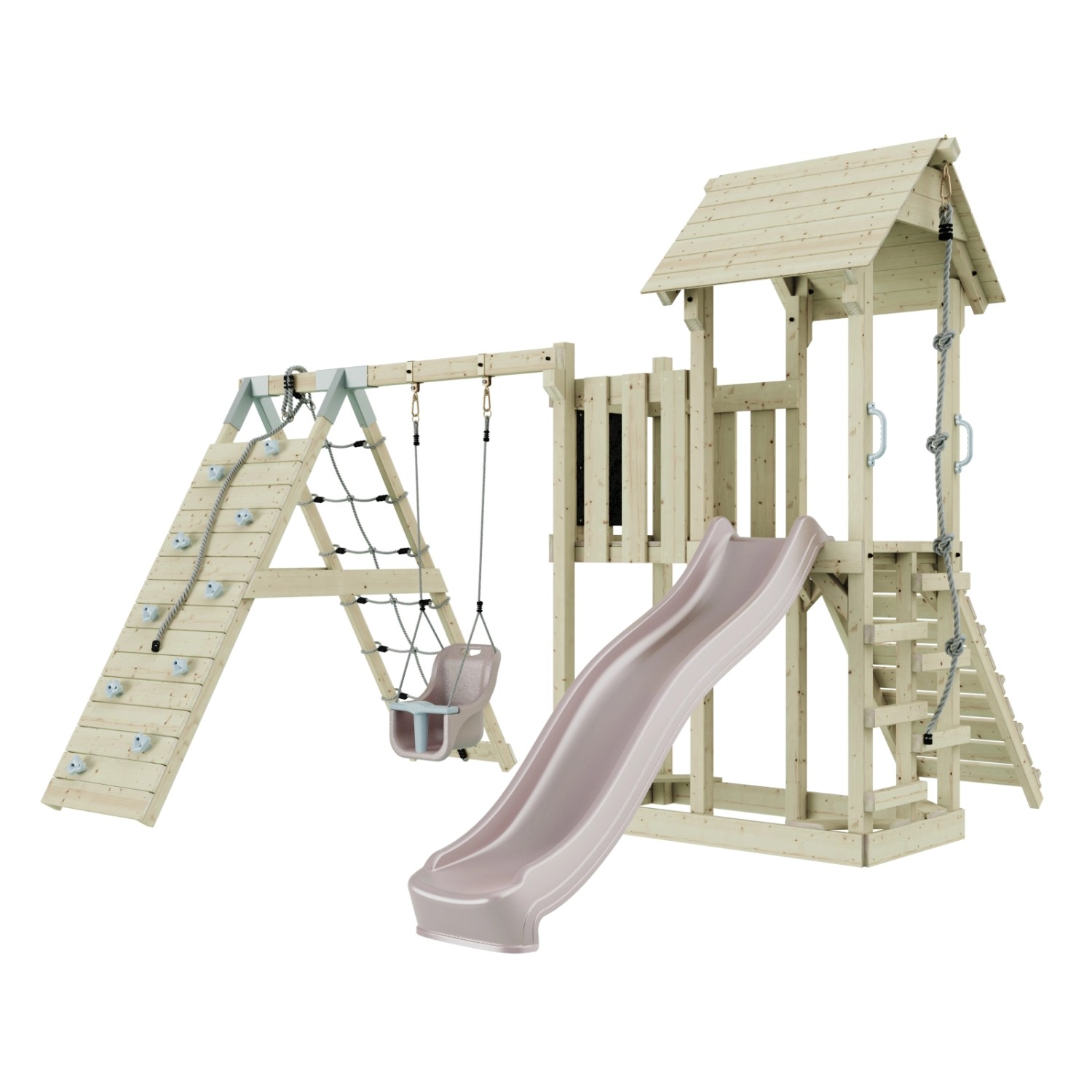 PolarPlay Babyschaukel Farö Altrosa