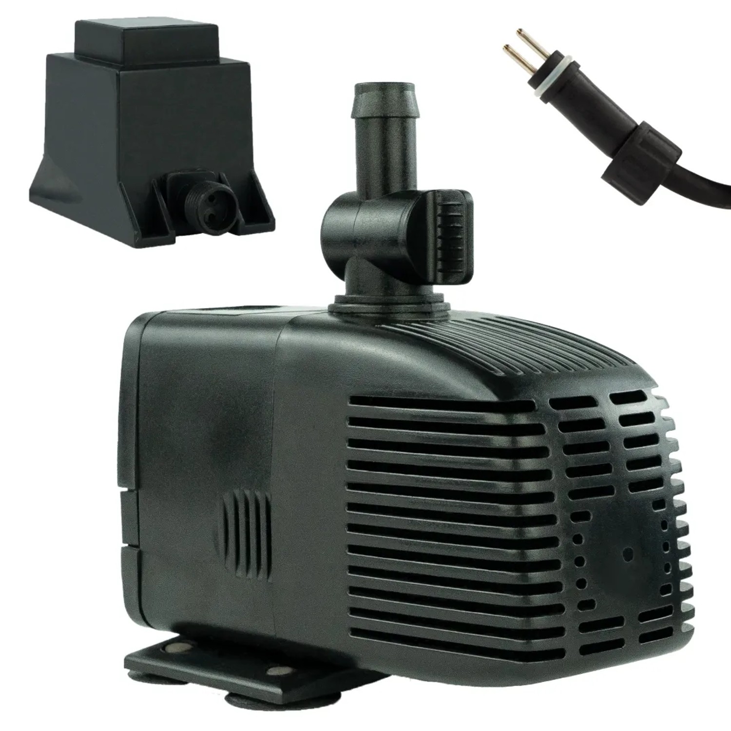 Kerry Electronics Teichpumpe 12 V 1.000 l/h 17 W 10 m Kabel 1,7 m Förderhöhe Leise Wasserpumpe Aquariumpumpe & Springbrunnen-Pumpe