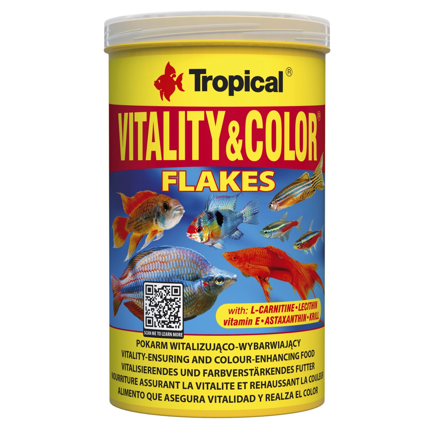 Tropical Flockenfutter Vitality & Color Flakes 1.000 ml