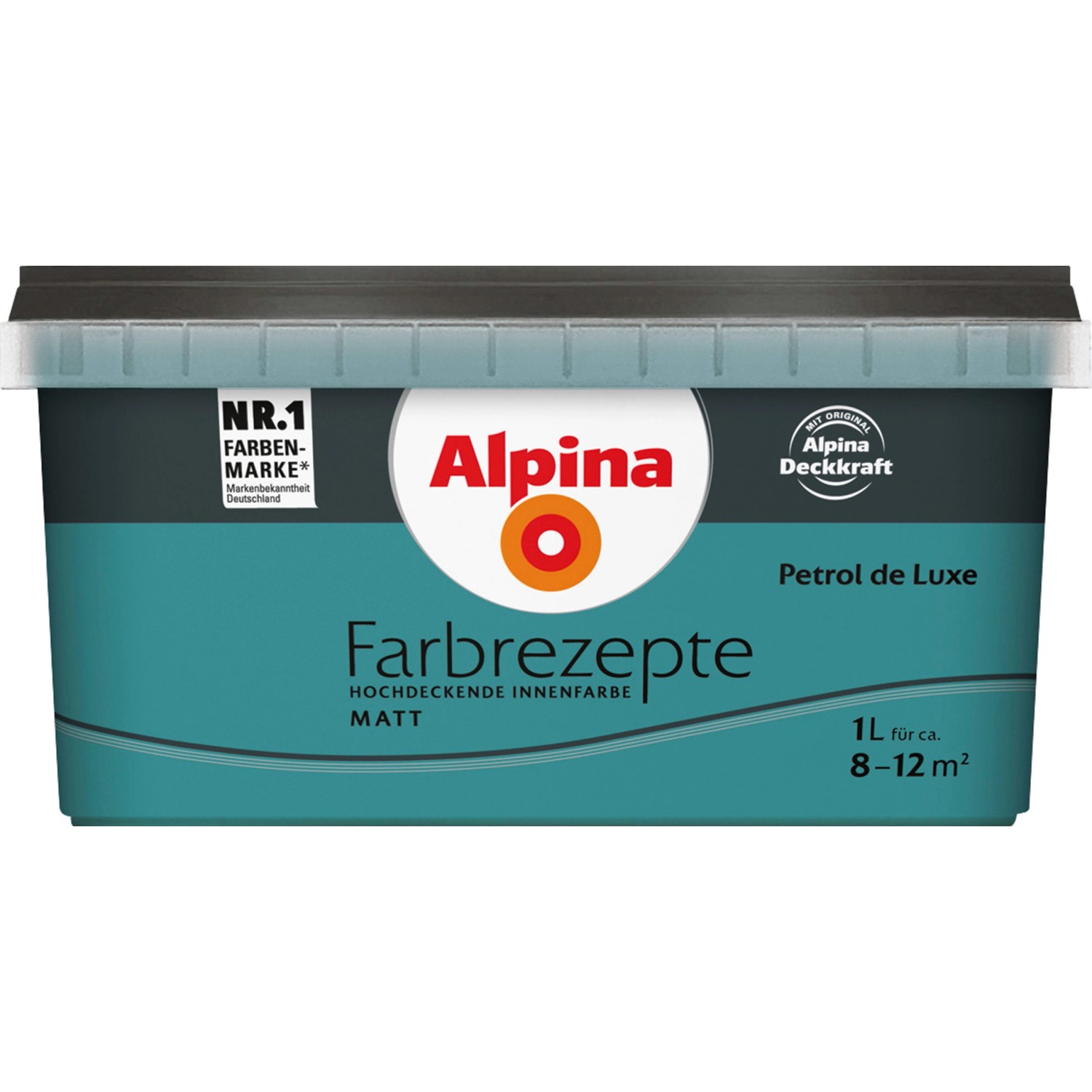 Alpina Farbrezepte Petrol de Luxe matt 1 Liter