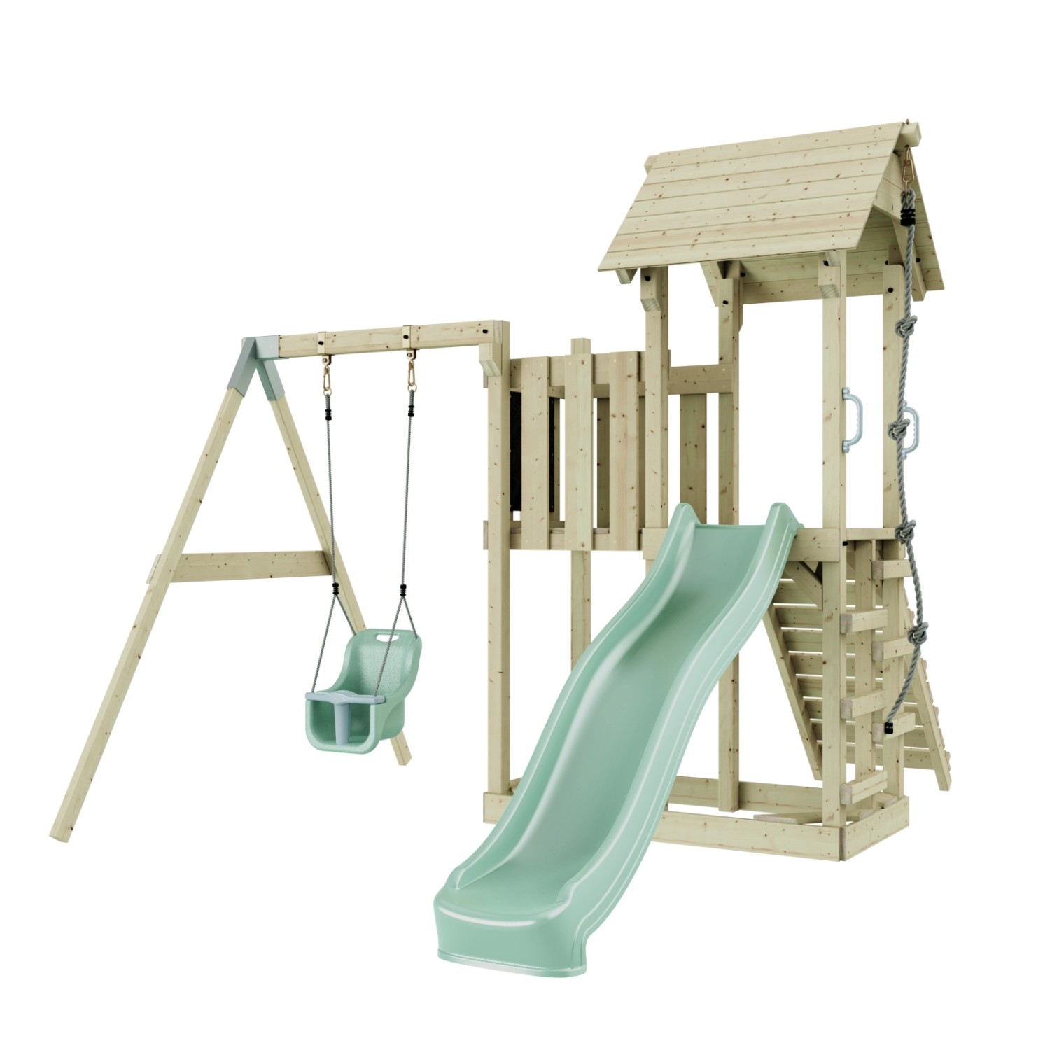 PolarPlay Babyschaukel Bergen Mintgrün