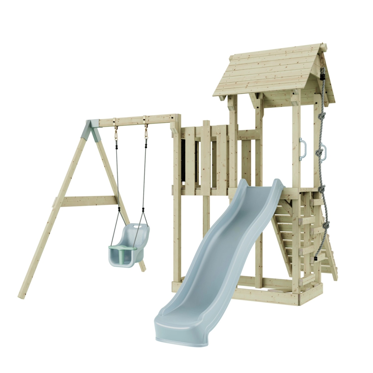 PolarPlay Babyschaukel Bergen Eisblau