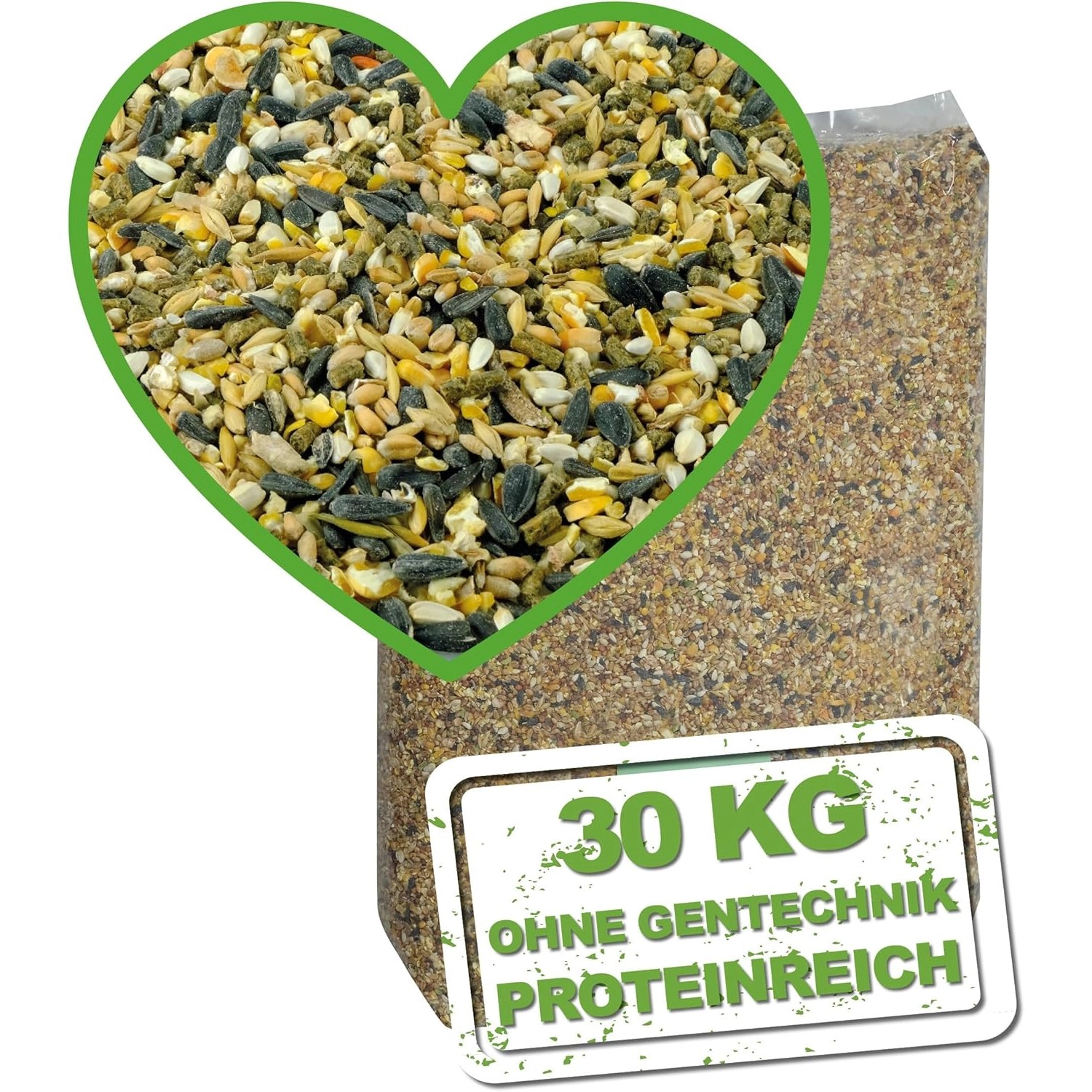 MeineHennen Müsli Vital 30 Kg Premium Hühnerfutter Geflügelfutter für Legehennen Enten Gänse Puten Masthühner Körnerfutter Hennenfutter