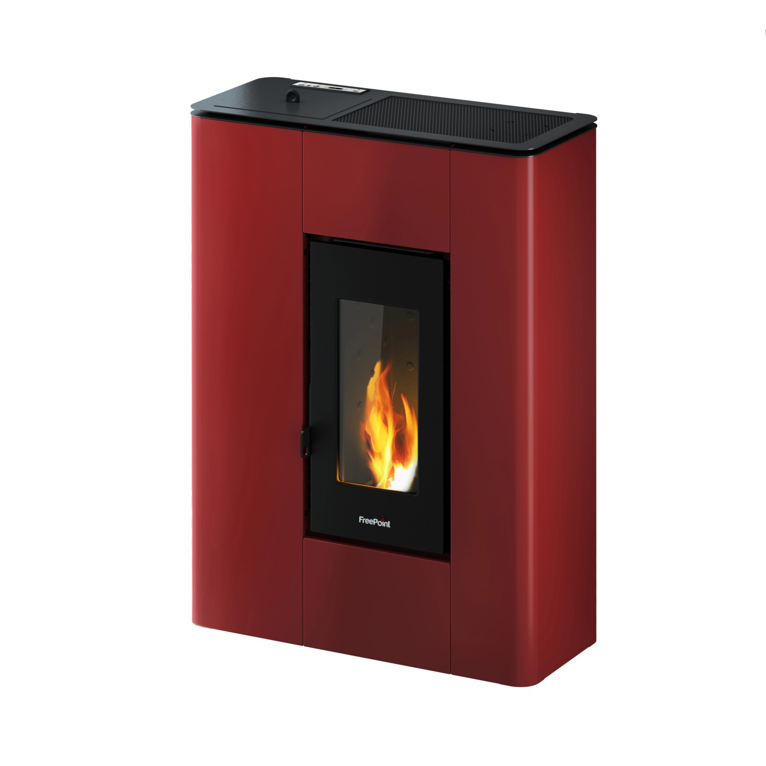 Freepoint Pelletofen FreePoint Pelletofen Atri Metall Bordeaux 4,9 kW