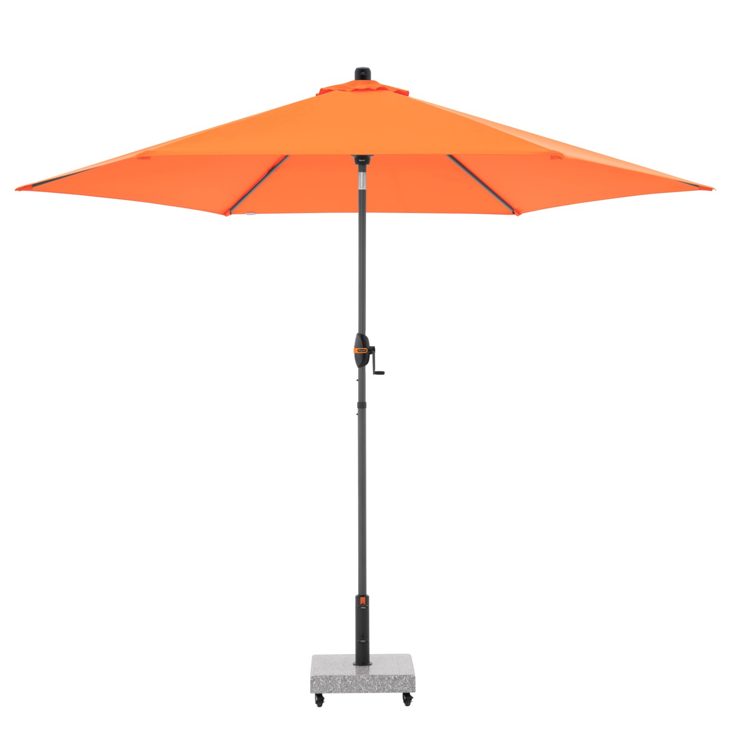 Doppler Marktschirm MyZone Orange mit Knickfunktion