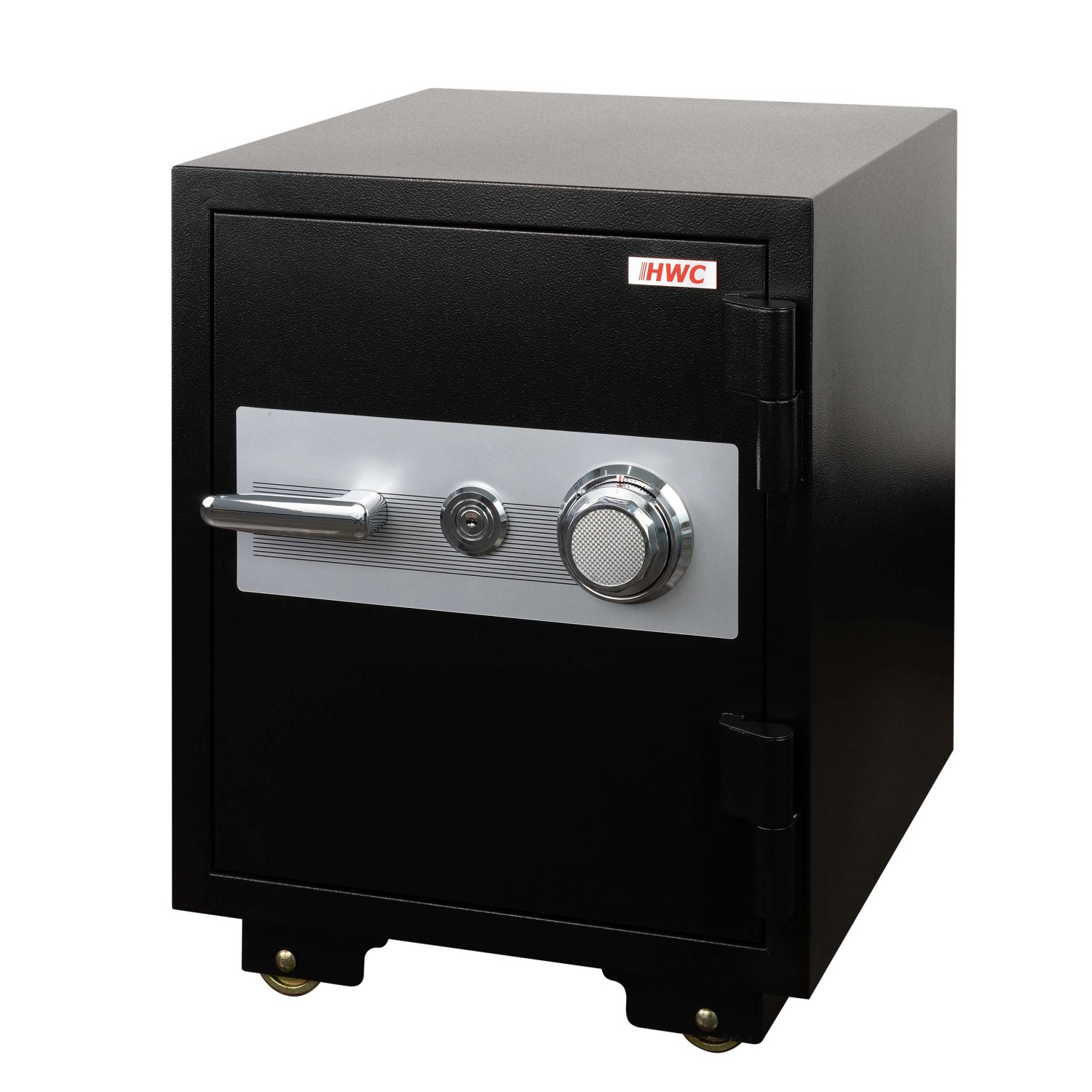 PROREGAL Tresor Mit Doppelbolzenverriegelung HxBxT 60x46x47cm 72Kg Metall 39L Feuerfest 60Min Safe Geldschrank Schwarz