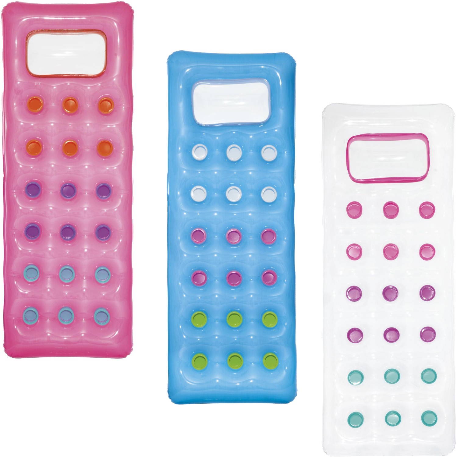 Bestway Luftmatratze Summer Colors mit Fenster 188 x 71 cm sortiert