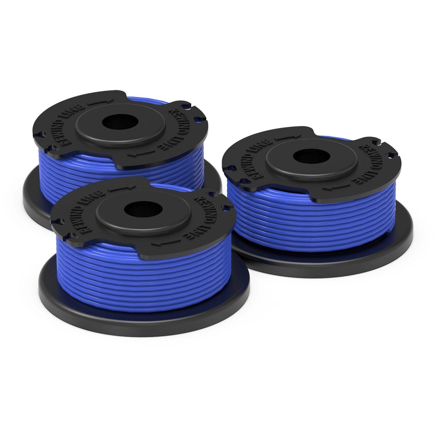 Greenworks Ersatzspule ATR-3-165S-GW für Rasentrimmer 1,65 mm 3 Stück