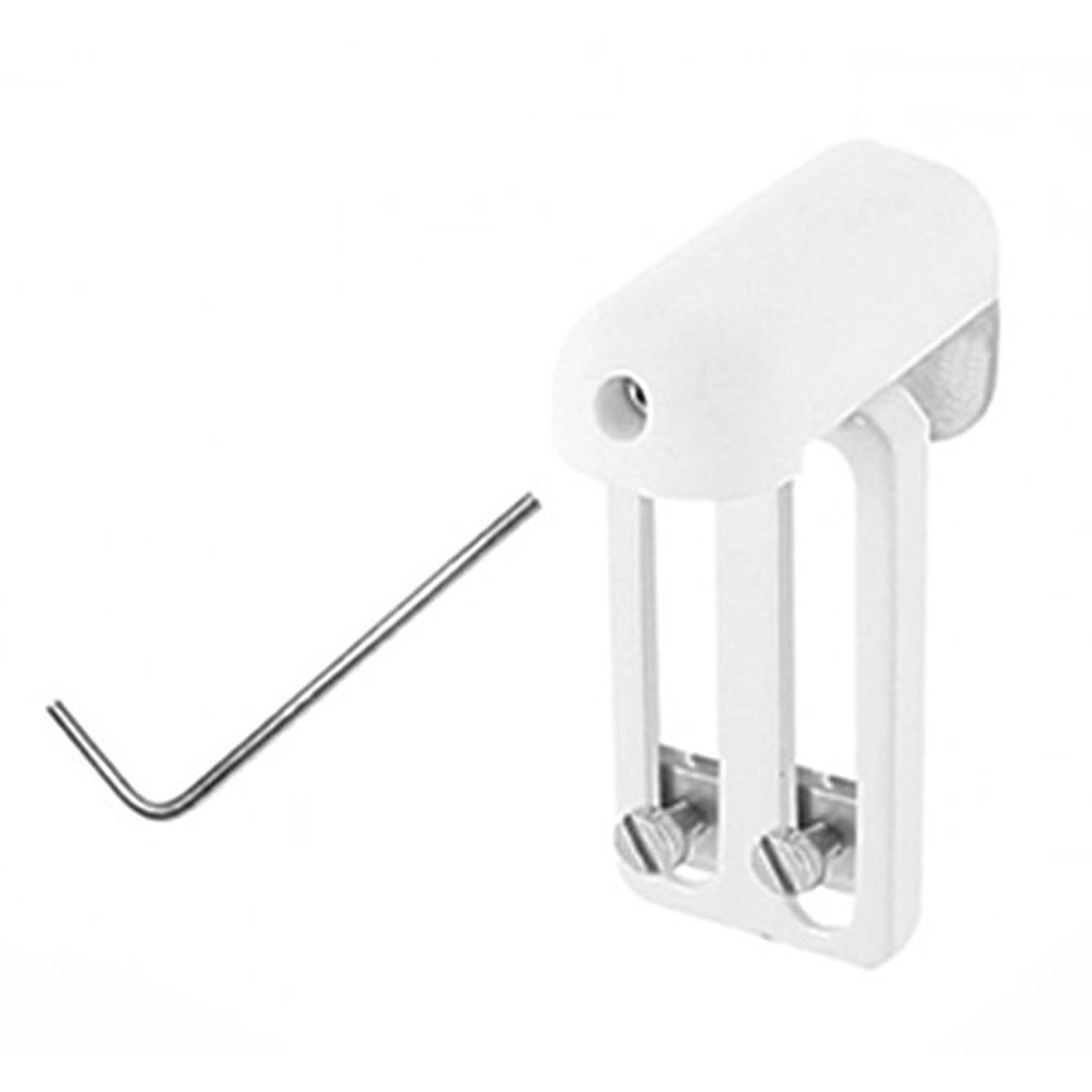 Avosdim Klemmträger Für Rollos und Jalousien 2Er Set Verstärkt Weiß