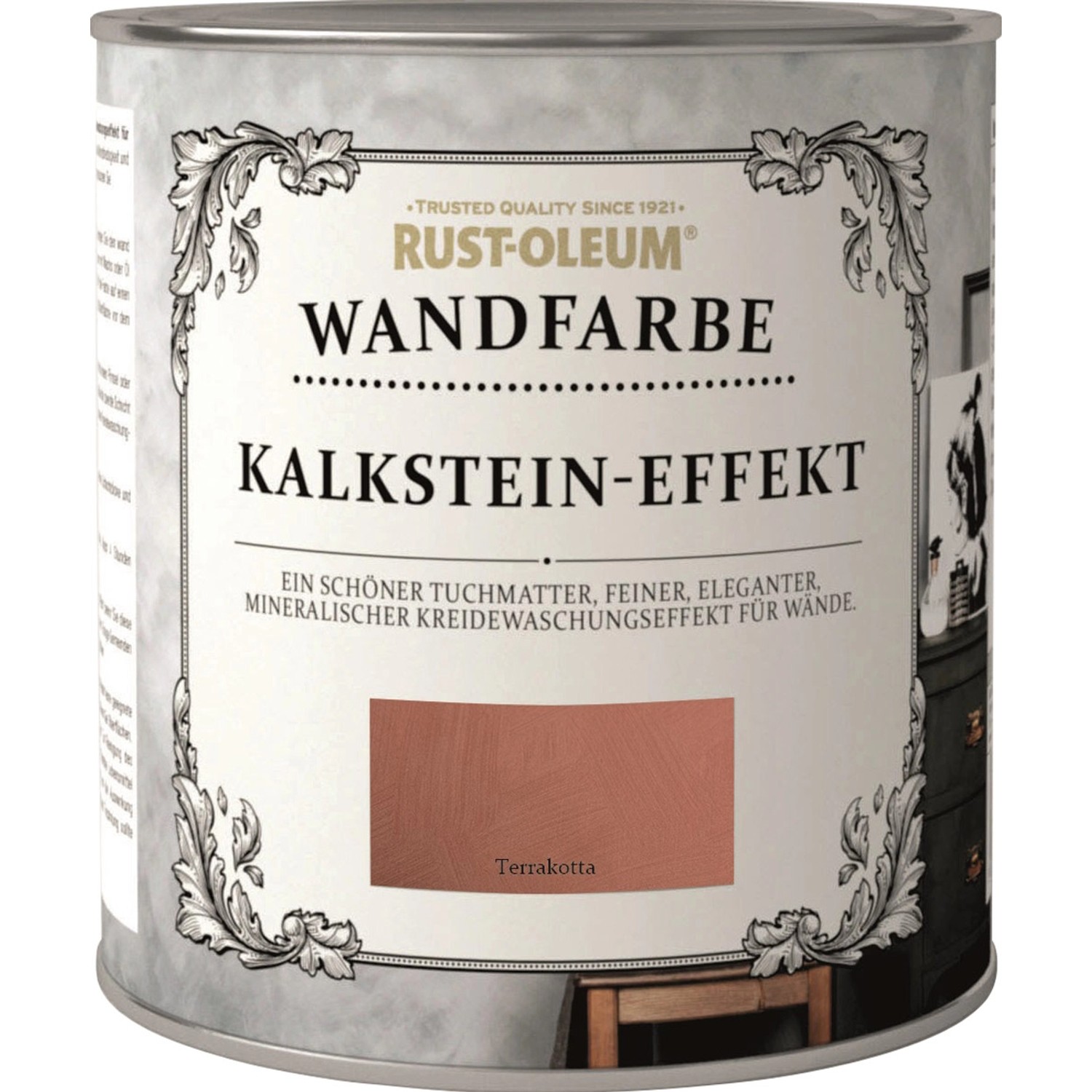 Rust-Oleum Wandfarbe Kalkstein-Effekt Terrakotta 1 l
