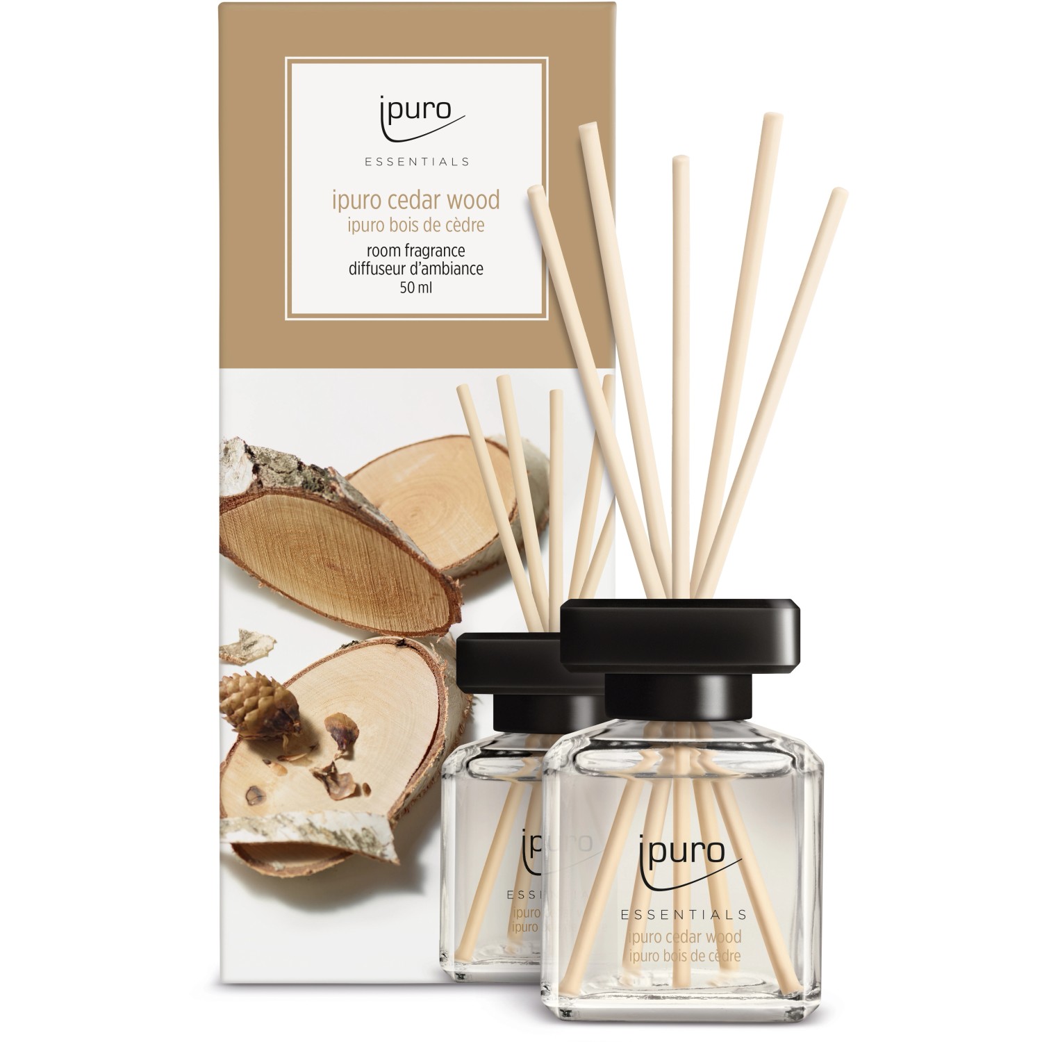 ipuro ESSENTIALS Raumduft Cedar Wood  50ml