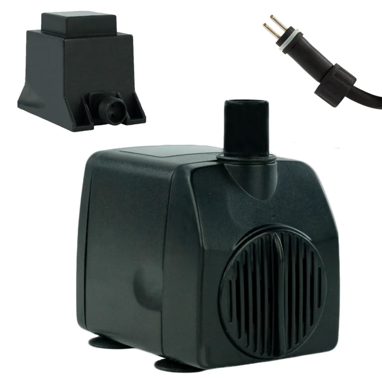 Kerry Electronics Teichpumpe 12 V 750 l/h 10 W 7 m Kabel 1,4 m Förderhöhe Leise Wasserpumpe Aquariumpumpe & Springbrunnen-Pumpe