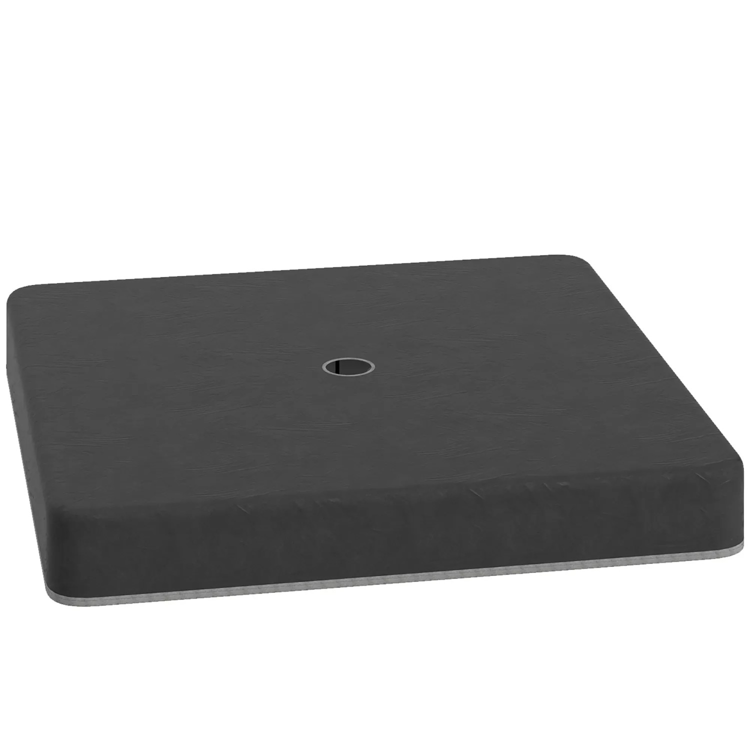 Outsunny Gewichte für Sonnenschirmständer Kunststoff Polyester Schwarz 89L x 89B x 10,5H cm