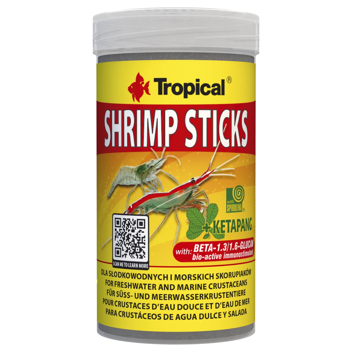 Tropical Fischfutter-Sticks & Fischfutter-Pellets Shrimp Sticks 100 ml
