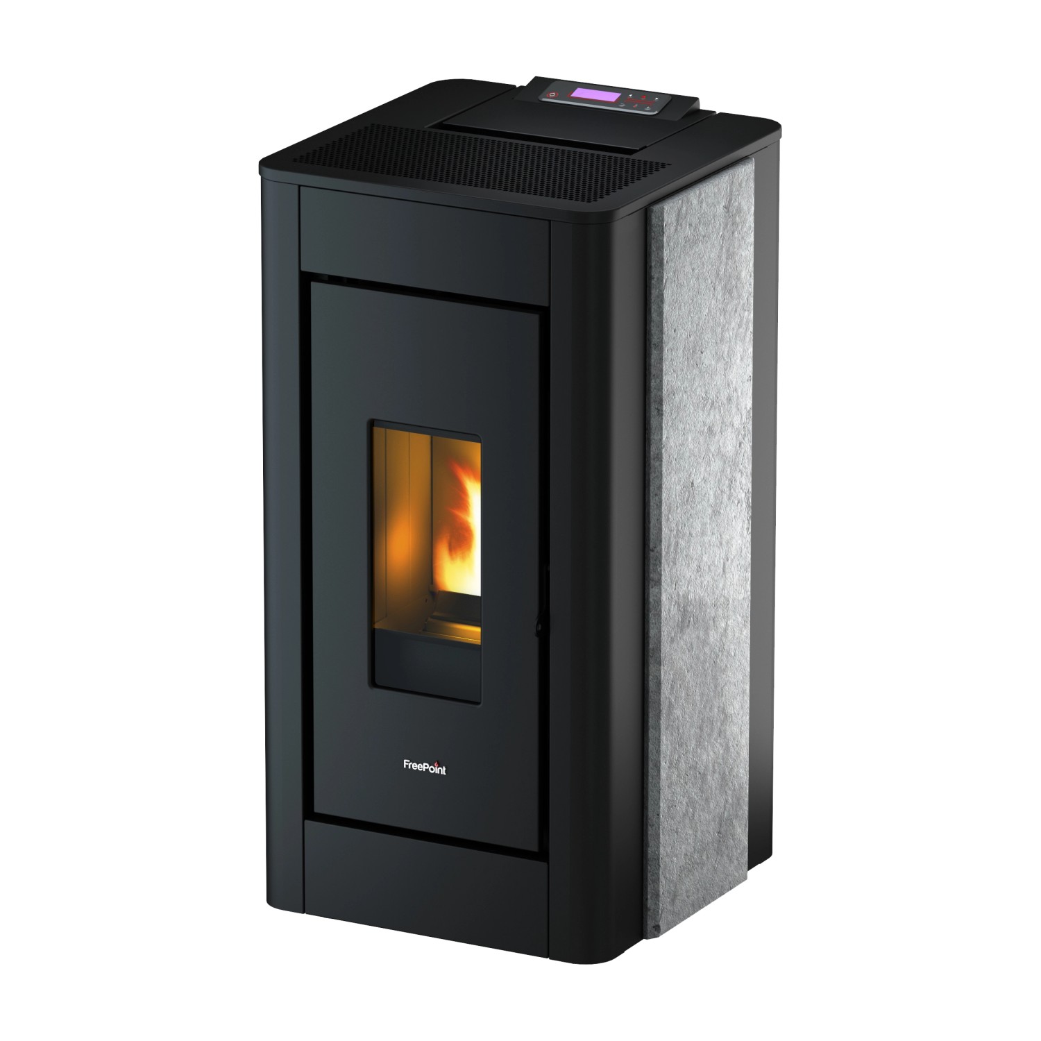 Freepoint Pelletofen FreePoint Pelletofen Pret Naturstein 8,6 kW mit Automatik