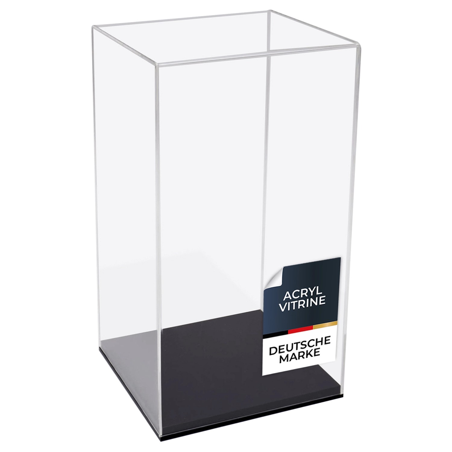 HMF 46812 Acryl Vitrine Schaukasten für Modellautos Figuren 20 x 20 x 38 cm Transparent