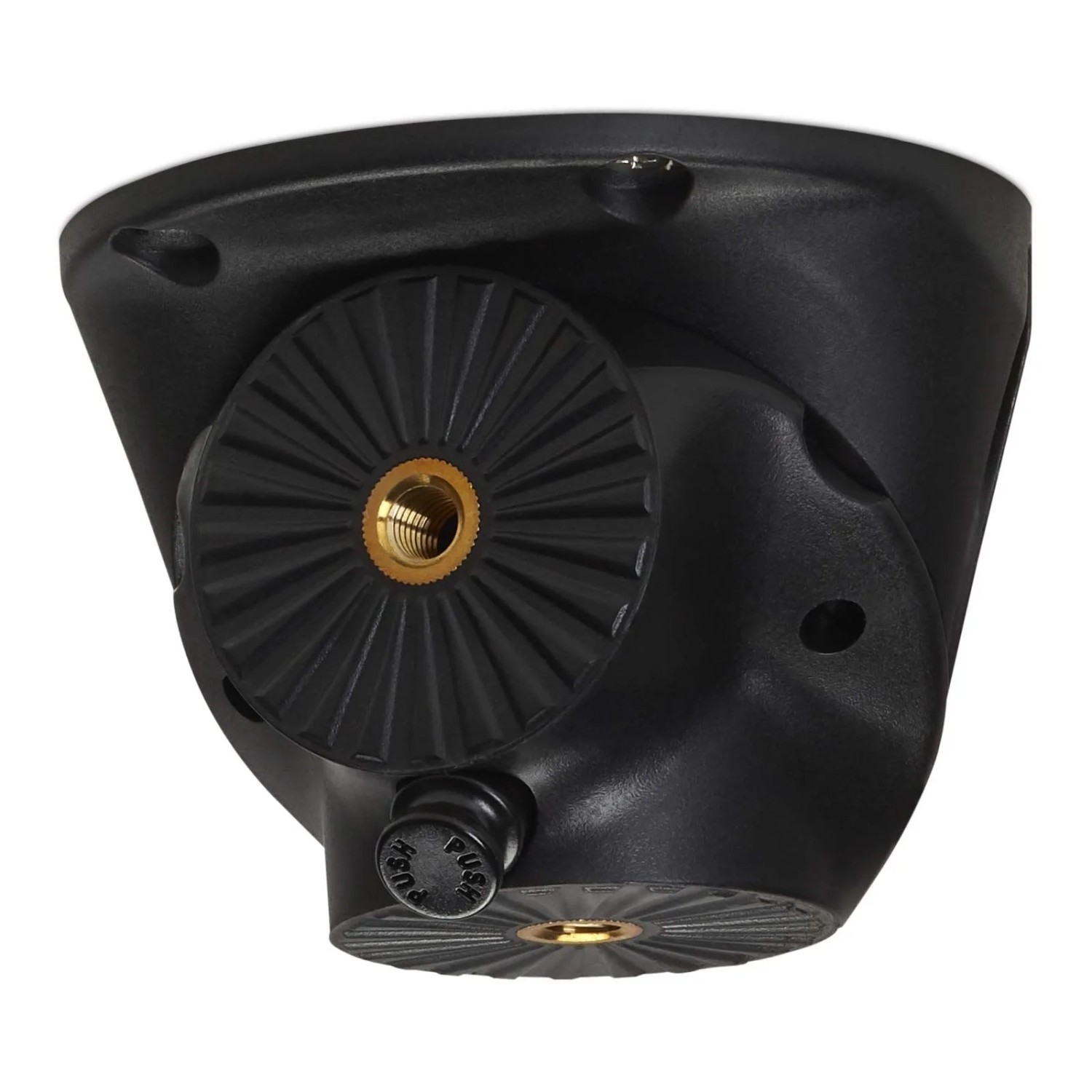 SOTECH Tischbein Drehbeschlag CURLY Schwarz Ø115 mm mit Höhe 85 mm Ohne Stapelfuß