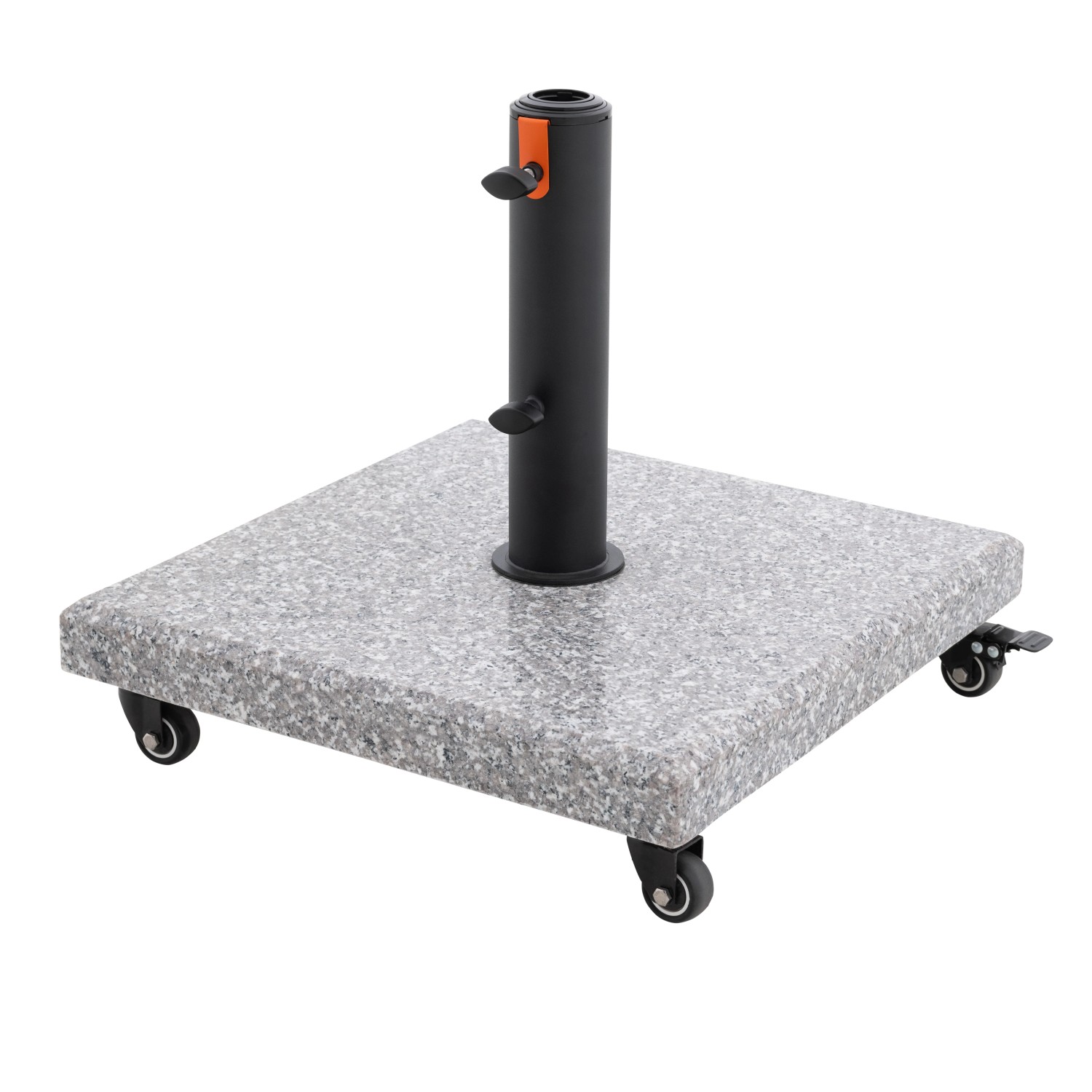 Doppler Granitsockel myZone Rollbar ca. 40 kg Grau