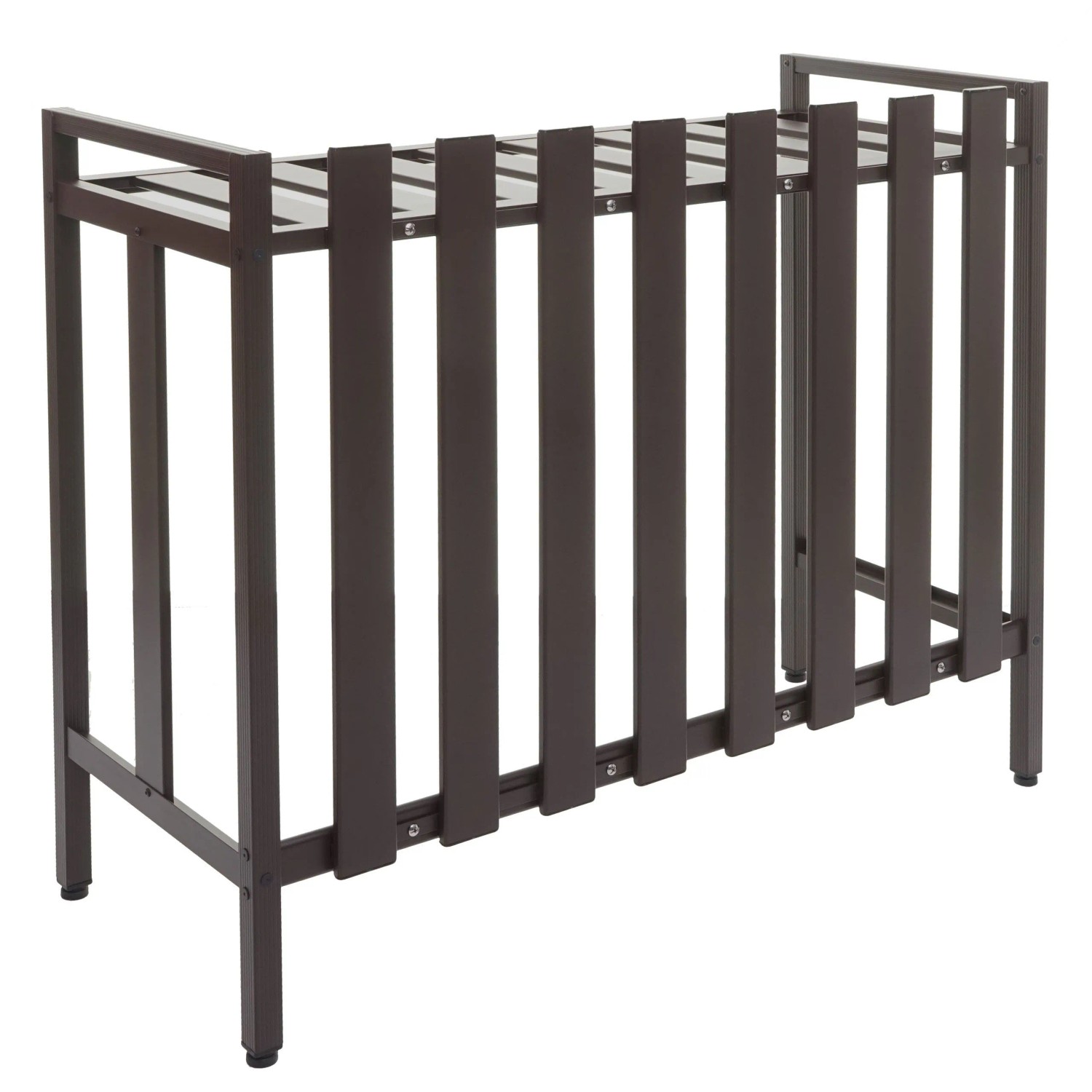 Proregal Verkleidung Für Klimaanlage/Wärmepumpe HxBxT 80x90x39cm Metall Braun Abdeckung Schutzgitter Pflanzenregal