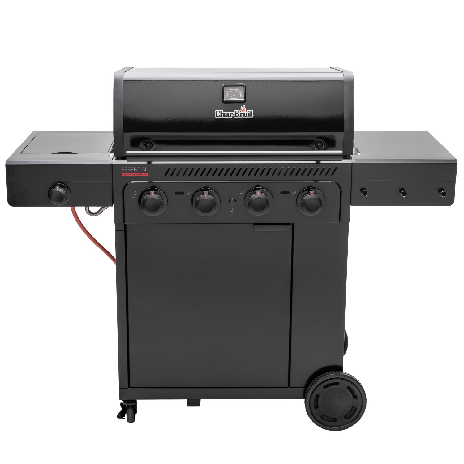 Char-Broil Gasgrill Essential 4 G mit Seitenbrenner und Tru-Infrared Technology