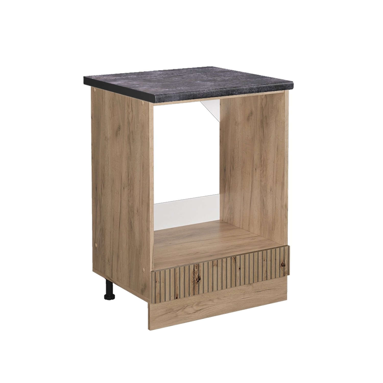 Vicco Herdumbauschrank R-Line Artisan-Eiche/Goldkraft Eiche 60 cm AP Anthrazit