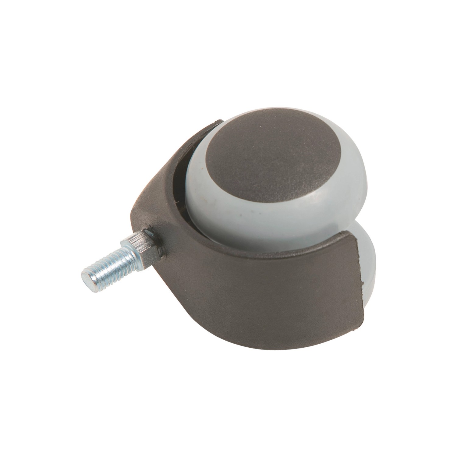 Parkett-Doppelrolle mit Gewinde Ø 50 mm 40 kg