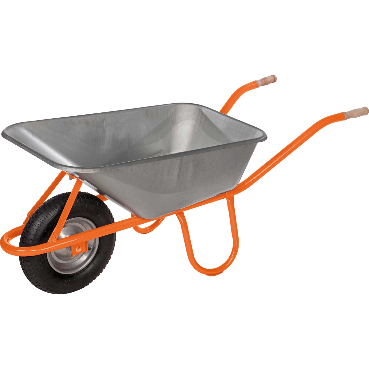 Pro-Bau-Tec Profi-Bauschubkarre 120 l mit Unterzug