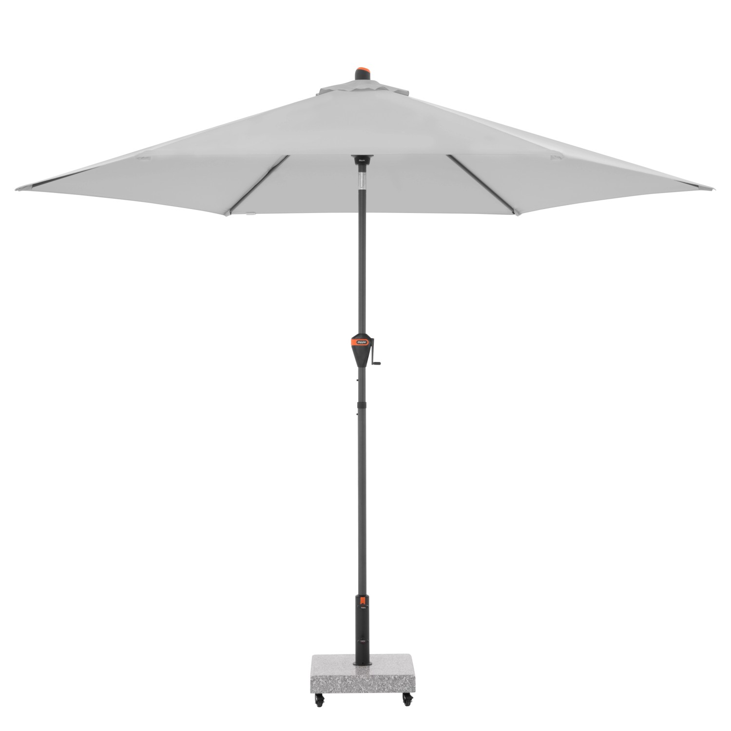 Doppler Balkonschirme MyZone Hellgrau mit Knickfunktion