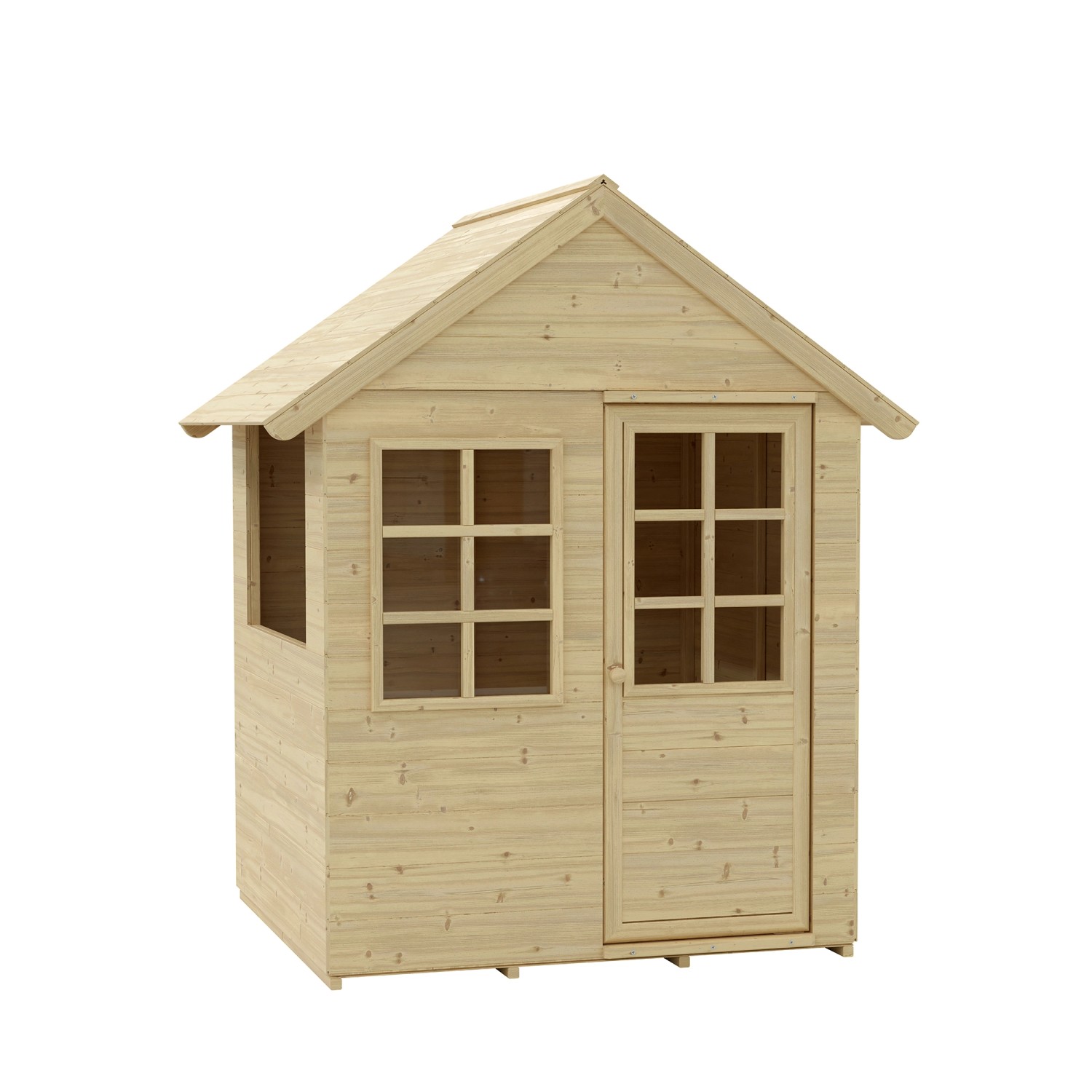 Zwerkules Spielhaus Holla 97,5 cm x 121 cm x 140 cm Natur FSC®