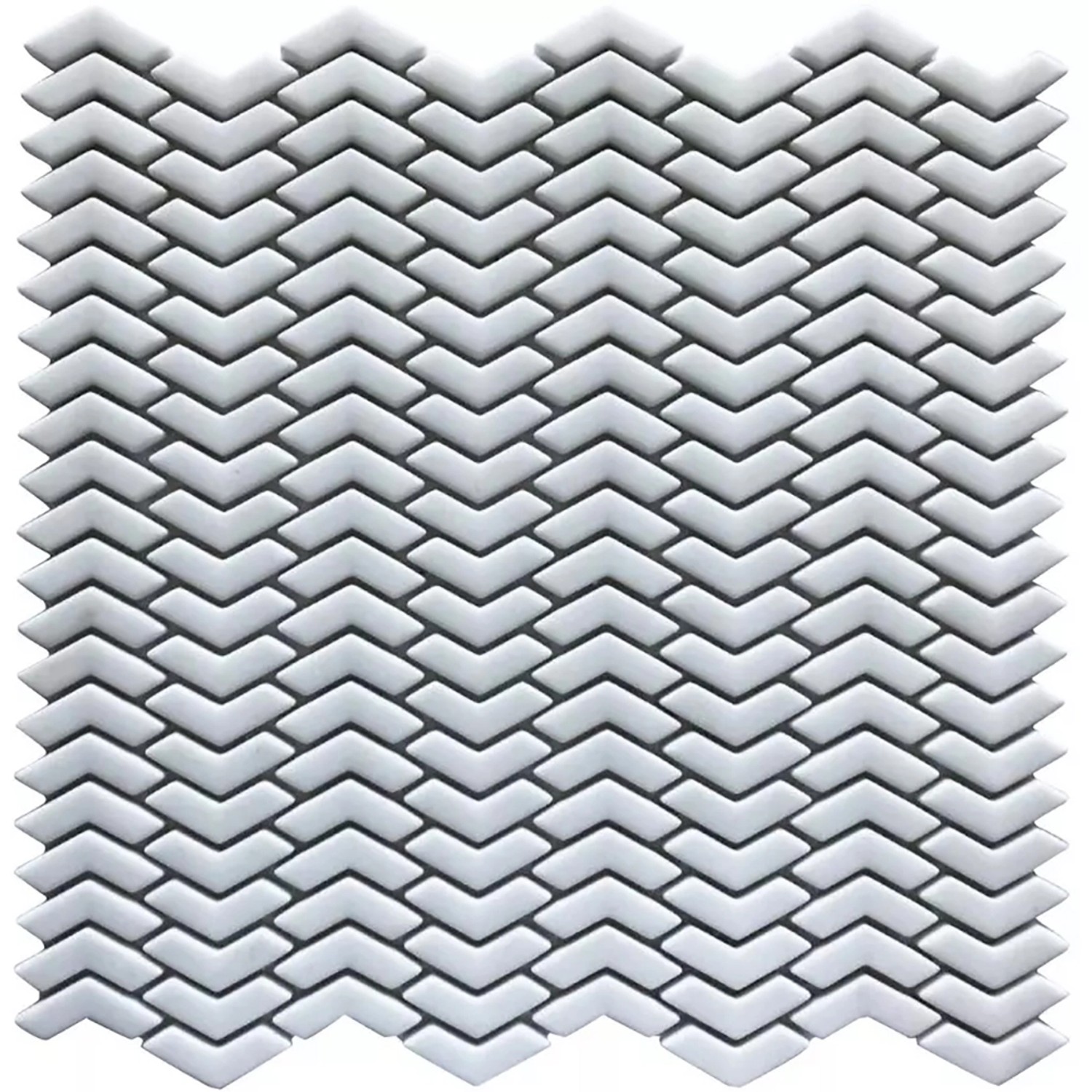 Mosaikmatte Cube 3 Glas Weiß 29 cm x 29,5 cm