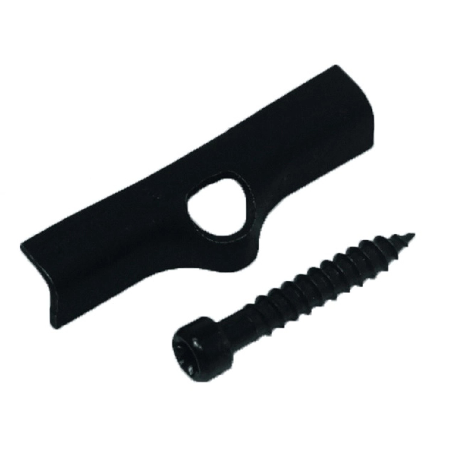 GartenLand Start- und Endclipse für Terrassendielen 25er-Set Schwarz Beschichtet inkl. Schrauben