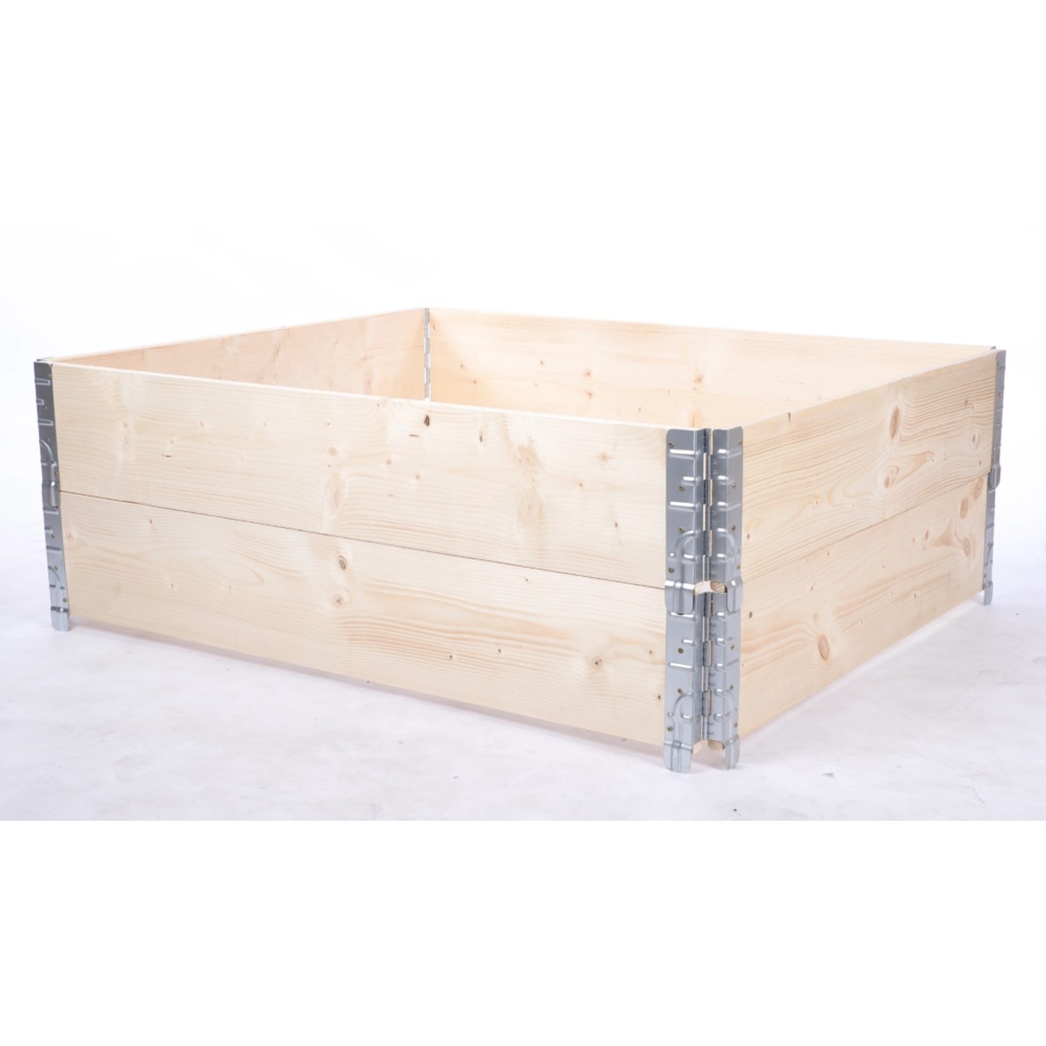 PROREGAL Hochbeetkisten GrowBox 40x120x100cm 2 Ebenen Holz Imprägniert