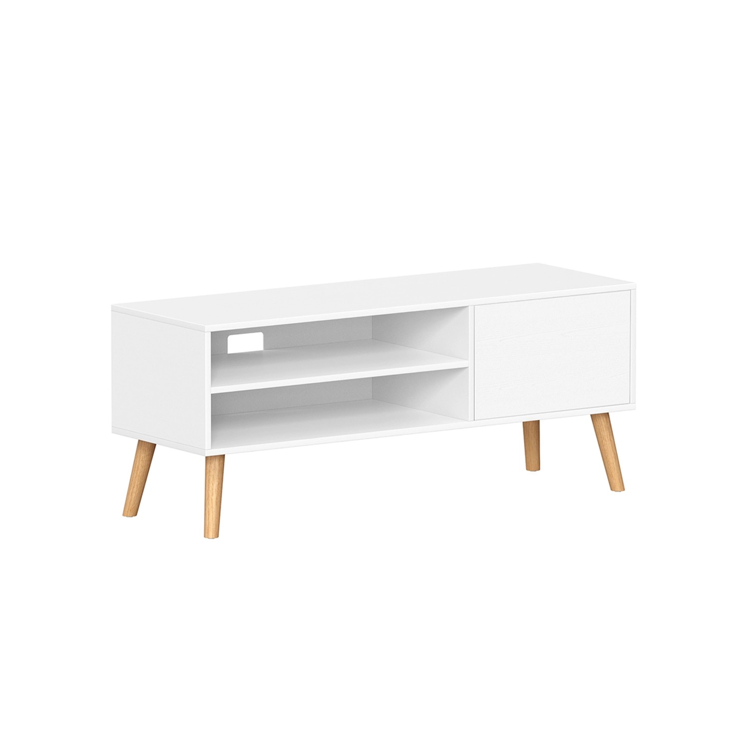 Vasagle TV-Schrank Industrie-Design 40 cm x 120 cm x 49 cm Weiß