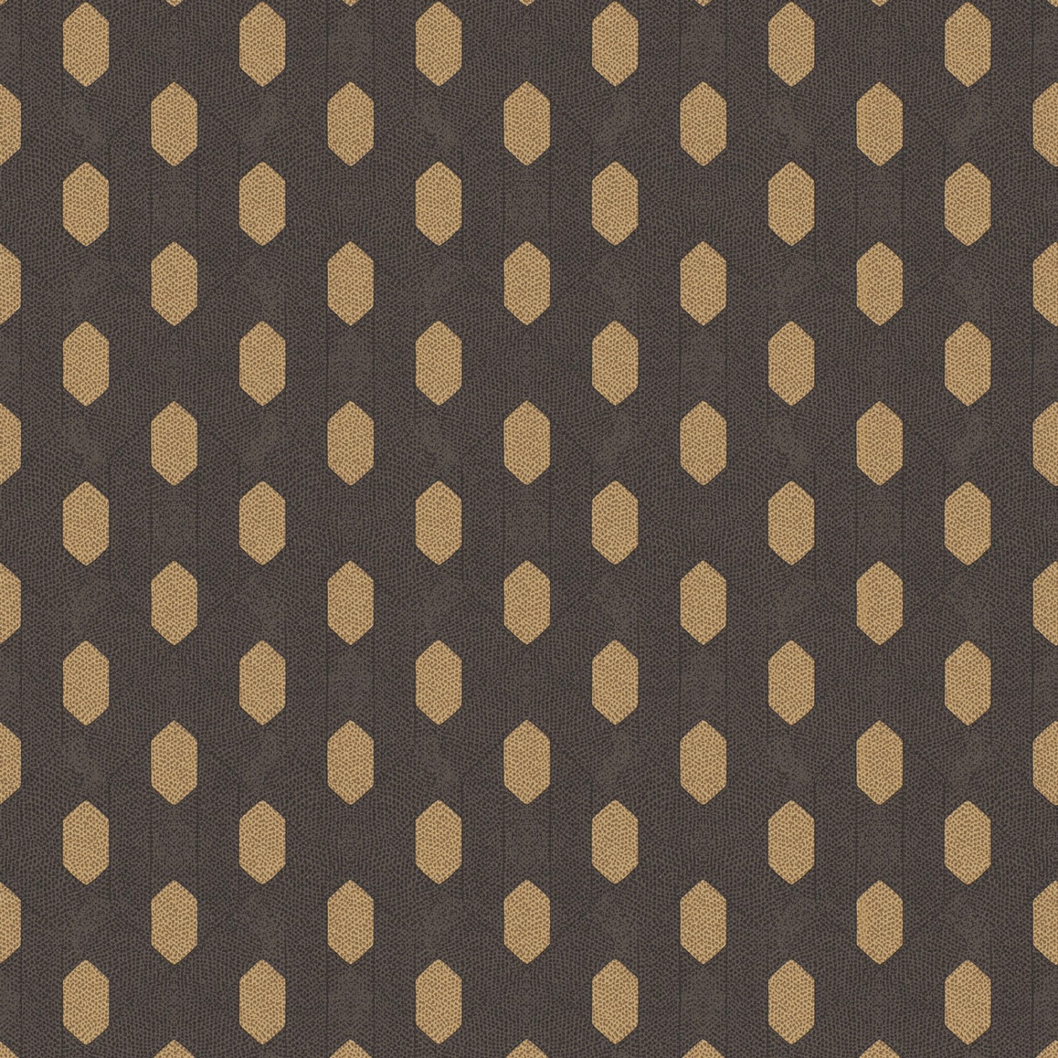 Bricoflor Vliestapete mit Geometrischem Muster Art Deco Tapete in Braun und Gold Elegante Schlafzimmer Tapete im 20er Jahre Stil