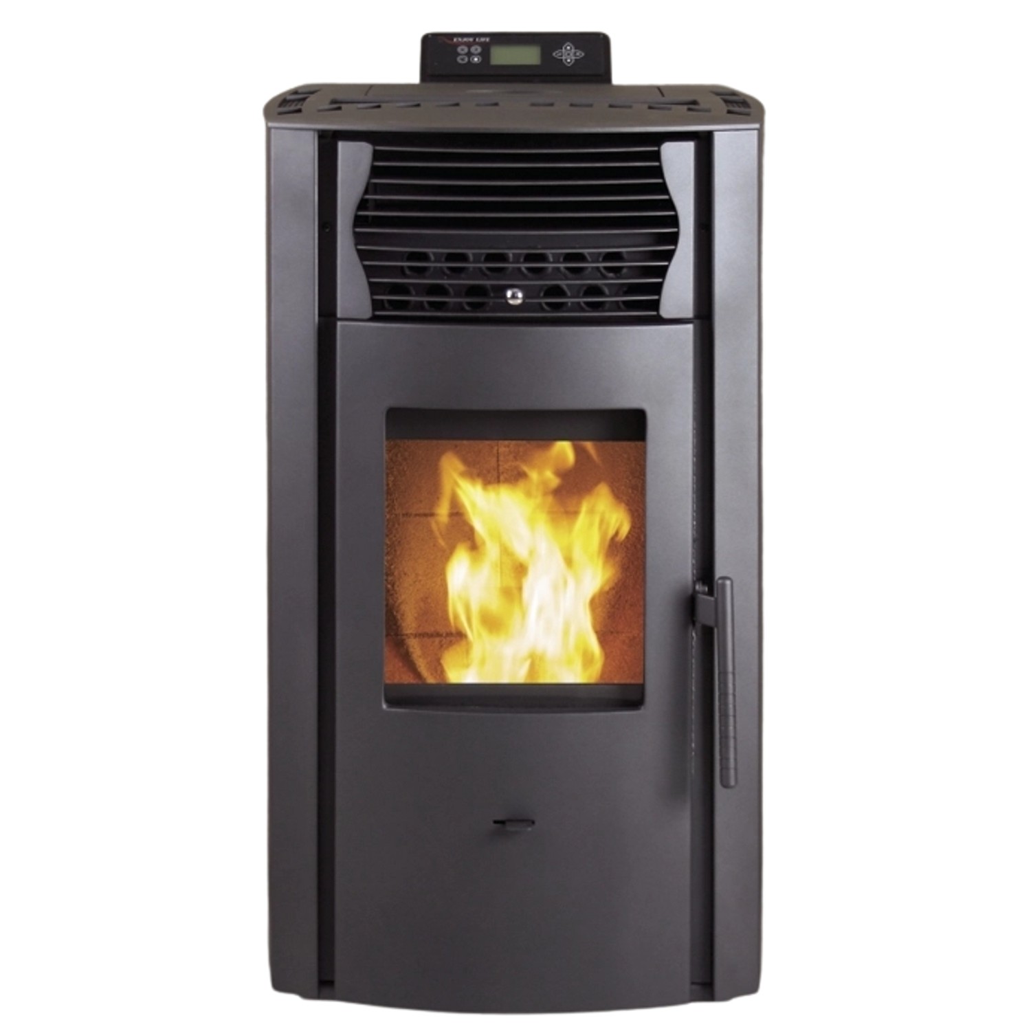 SCHENGER Pelletofen HP51 Schwarz 8,8kW A+ Vollautomatisch WIFI+ECO+TIMER