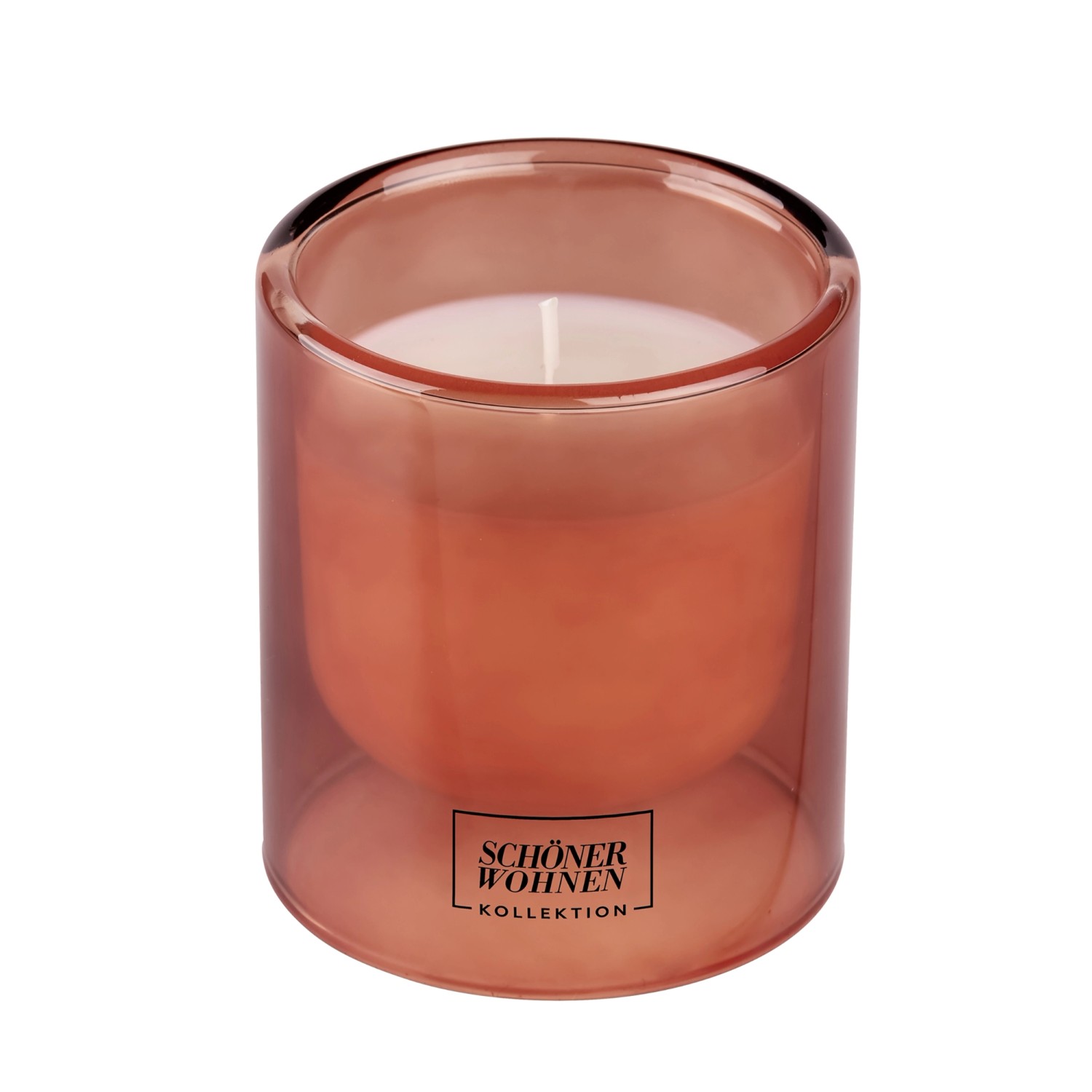 Schöner Wohnen Duftkerze S Sandalwood im Glas Bernstein Ø 7,5 cm x 8,5 cm