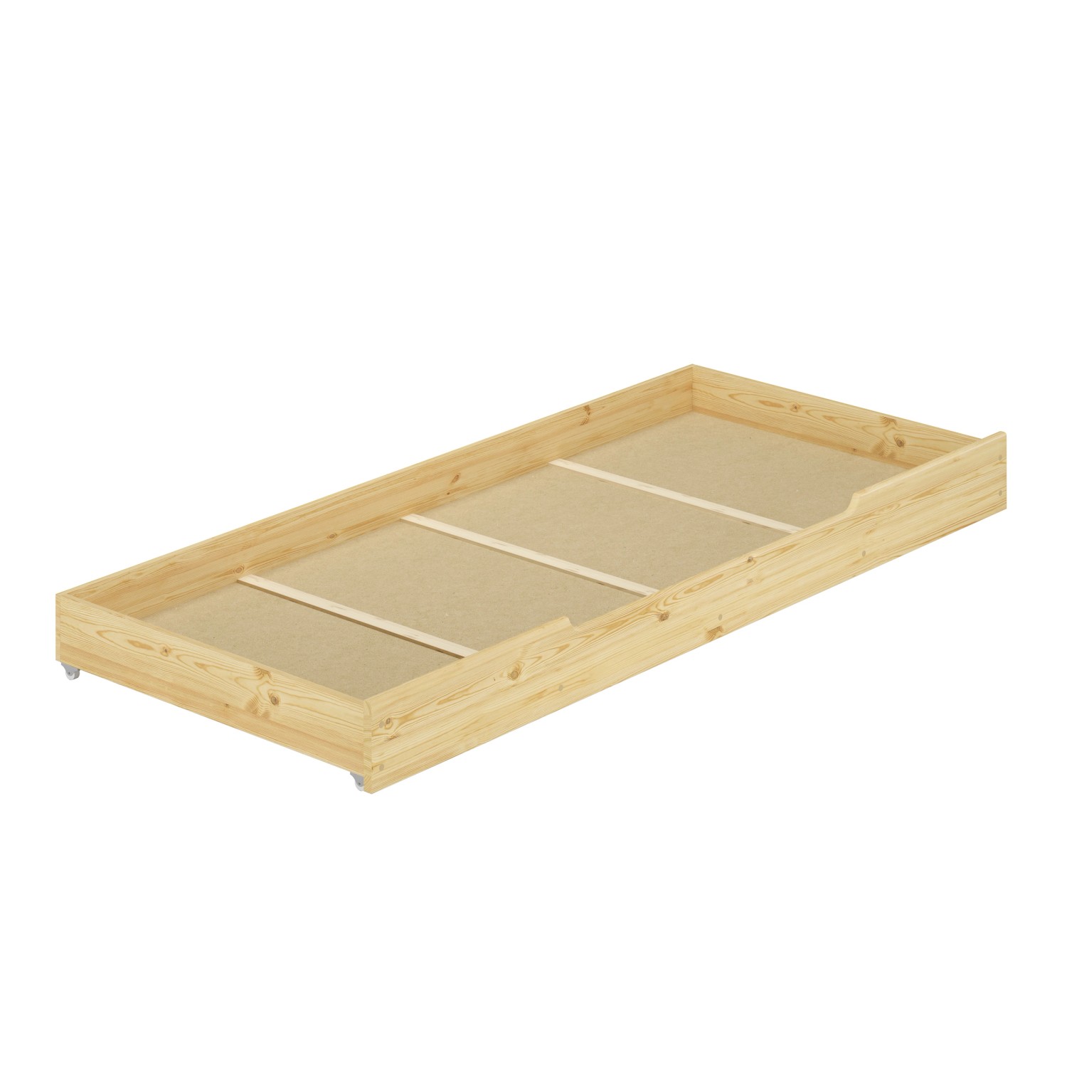 Erst-Holz Bettkasten als Staukasten für Betten - Kiefer Natur Modell S1