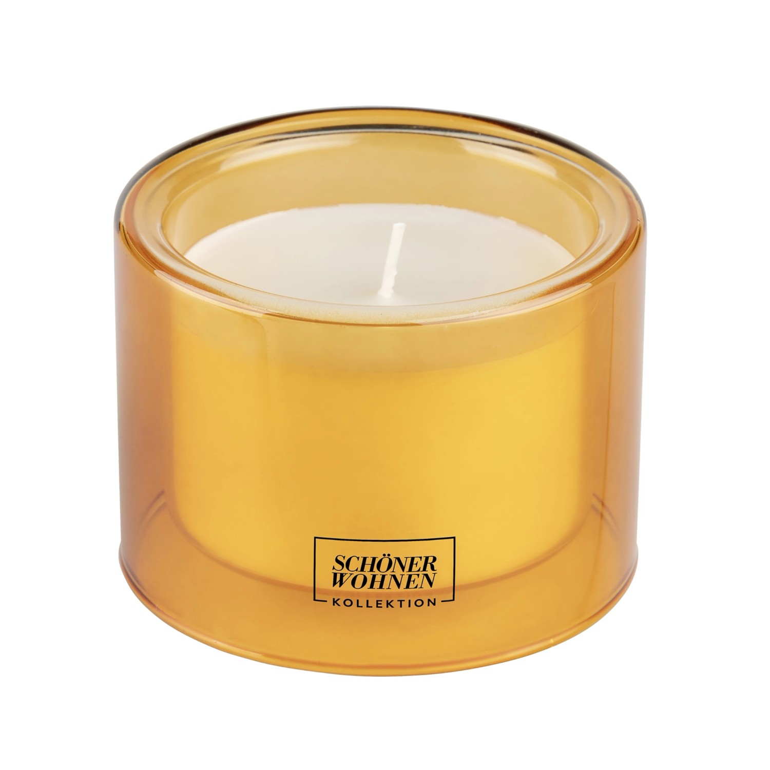 Schöner Wohnen Duftkerze M Vanilla im Glas Orange Ø 9,5 cm x 7 cm
