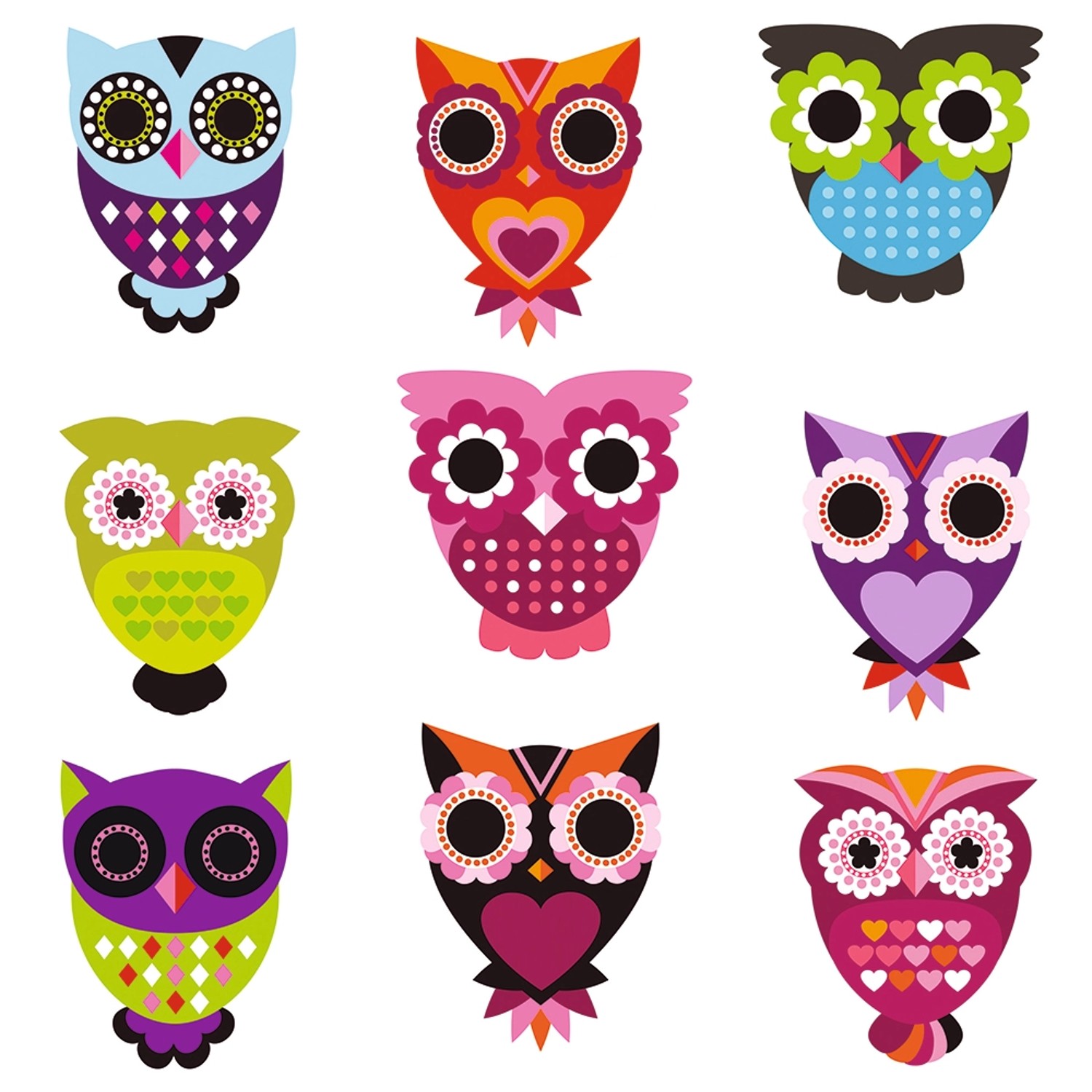 Sanders & Sanders Wandtattoo Blumen Rosa Orange und Gelb 30 x 30 cm 600339